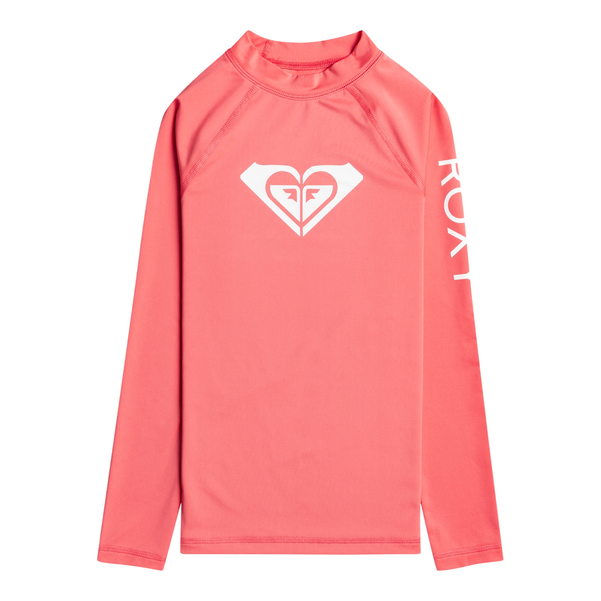 Roxy Licra de manga larga UPF 50 de niños Whole Hearted Rosa
