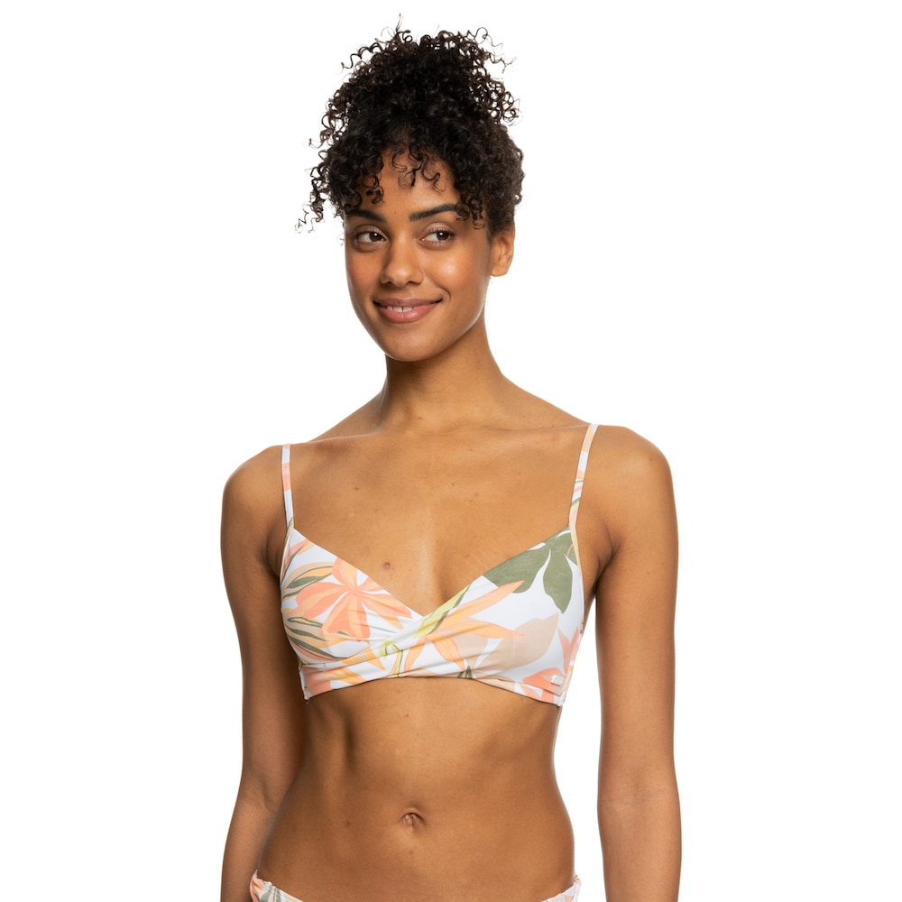 Roxy Top De bikini triangular mujer blanco xs printed beach classics