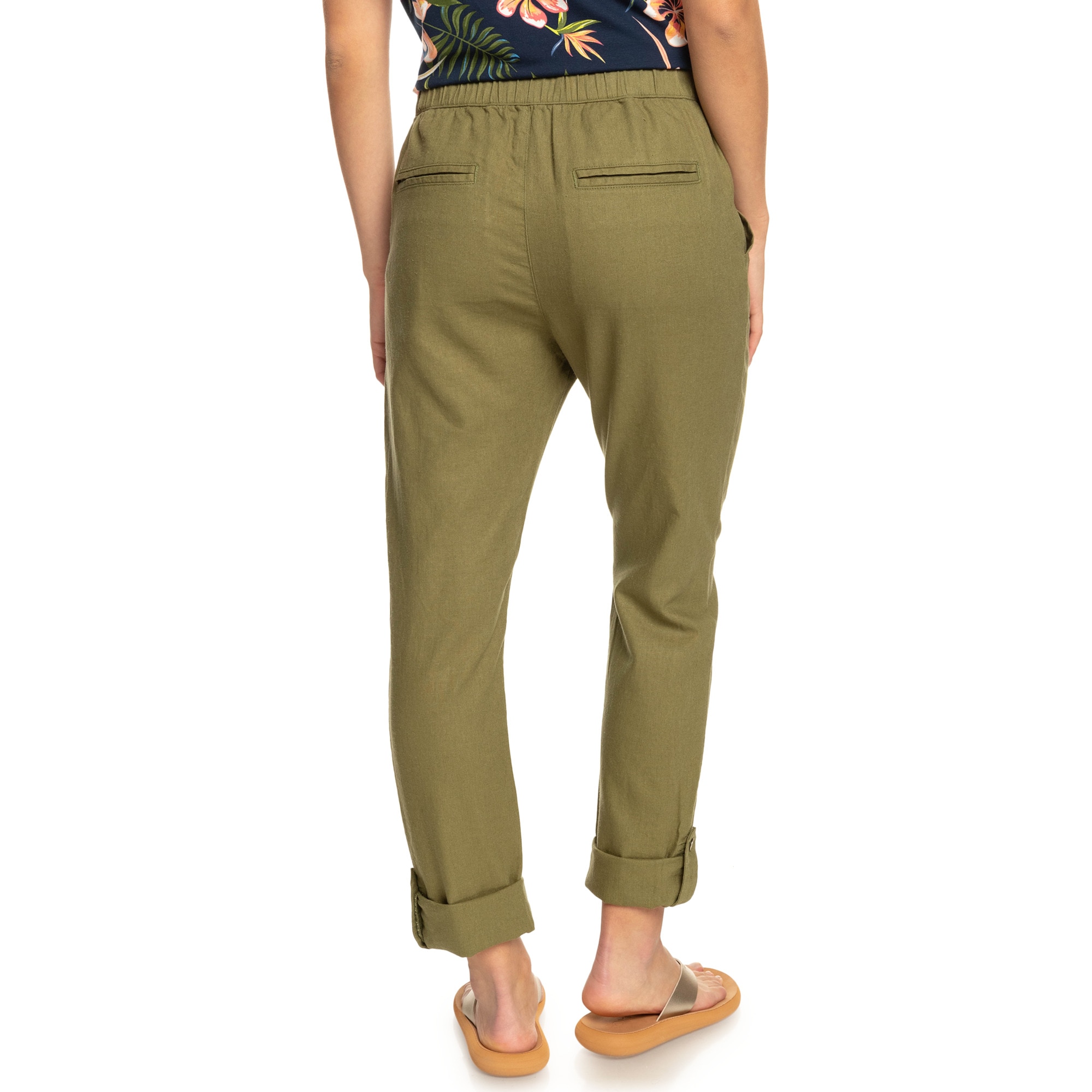 Pantalón de mujer On The Seashore Roxy - Verde Verde-2