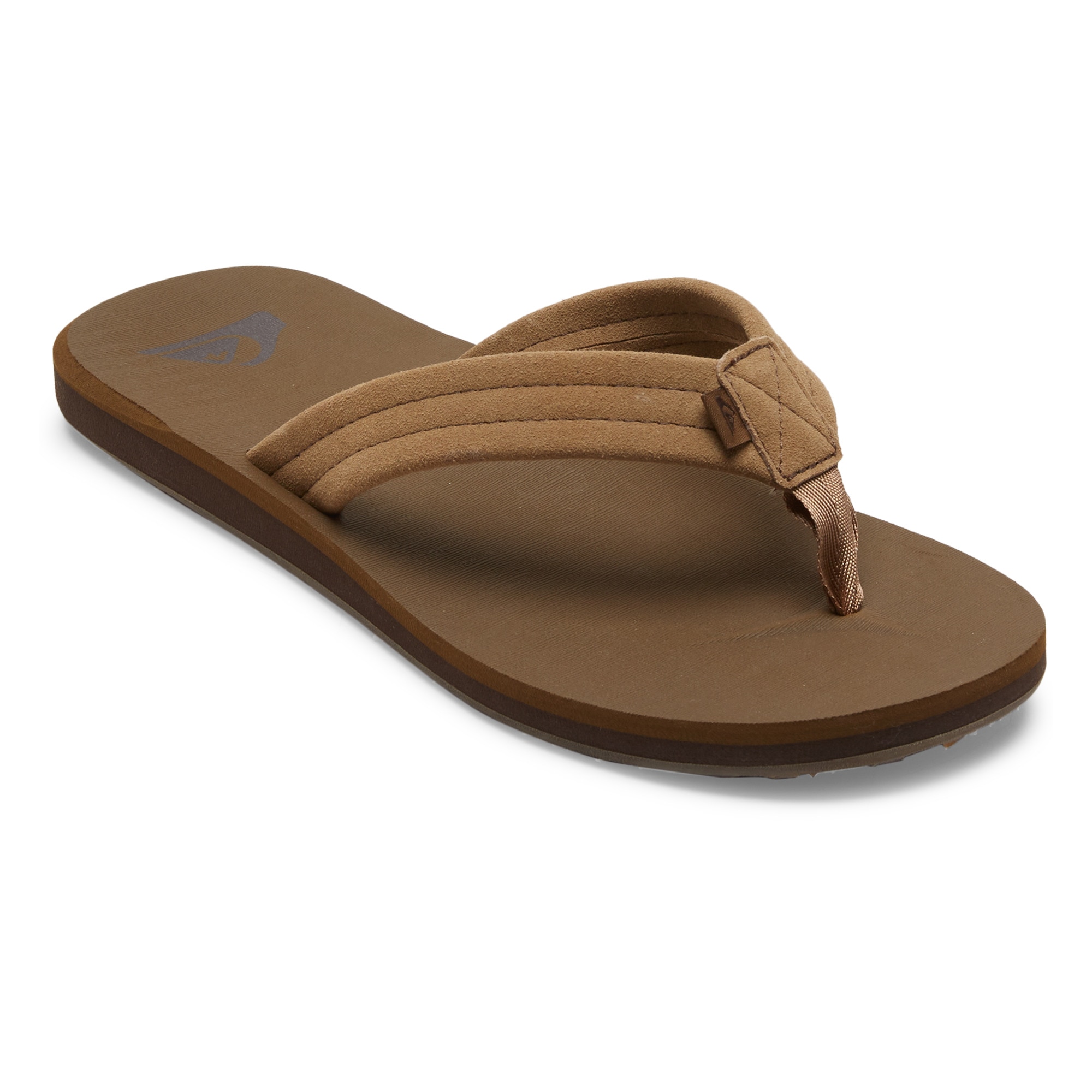 Quiksilver Chanclas de hombre Carver Suede Core Negro