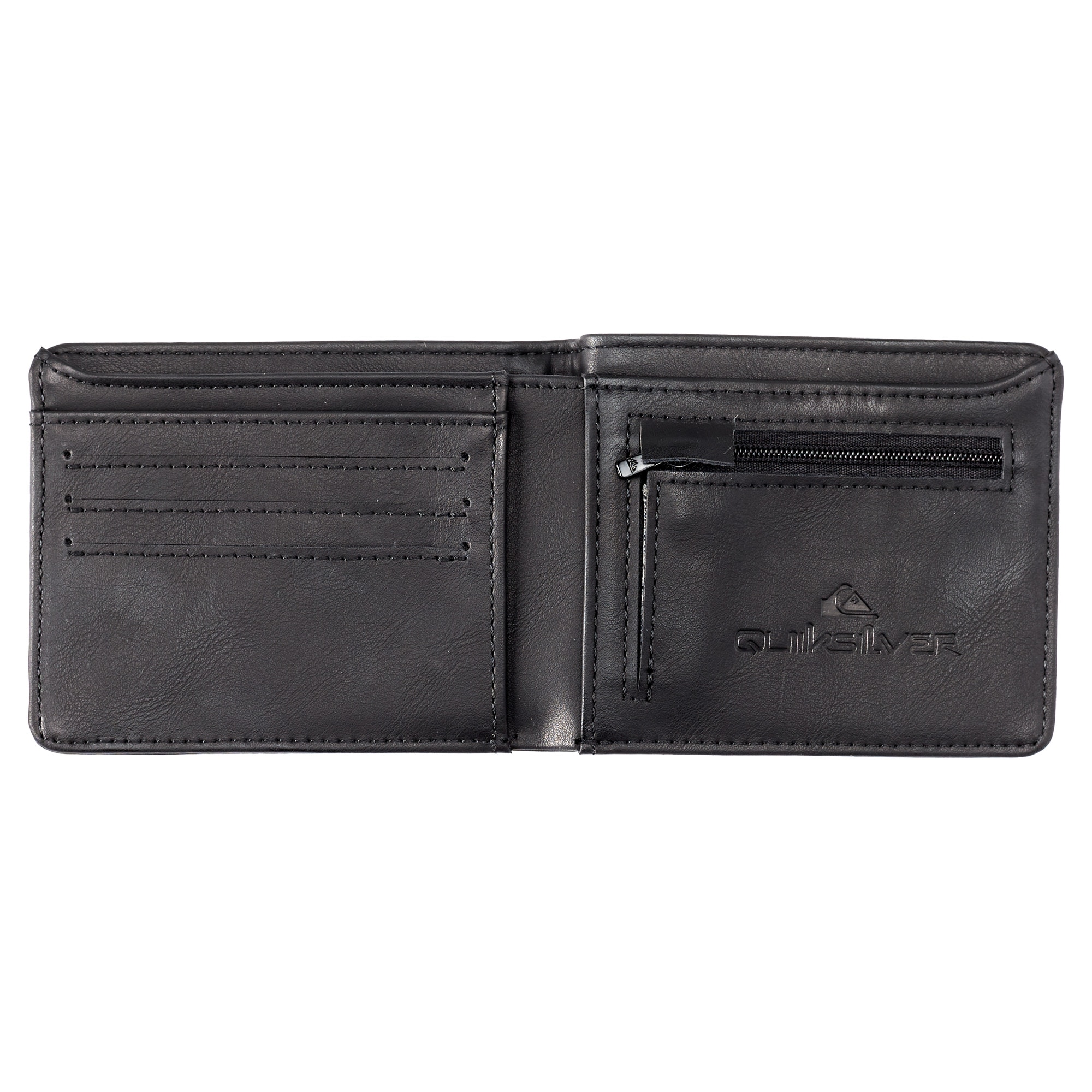 Cartera de hombre Slim Rays Quiksilver - Negro Negro-2