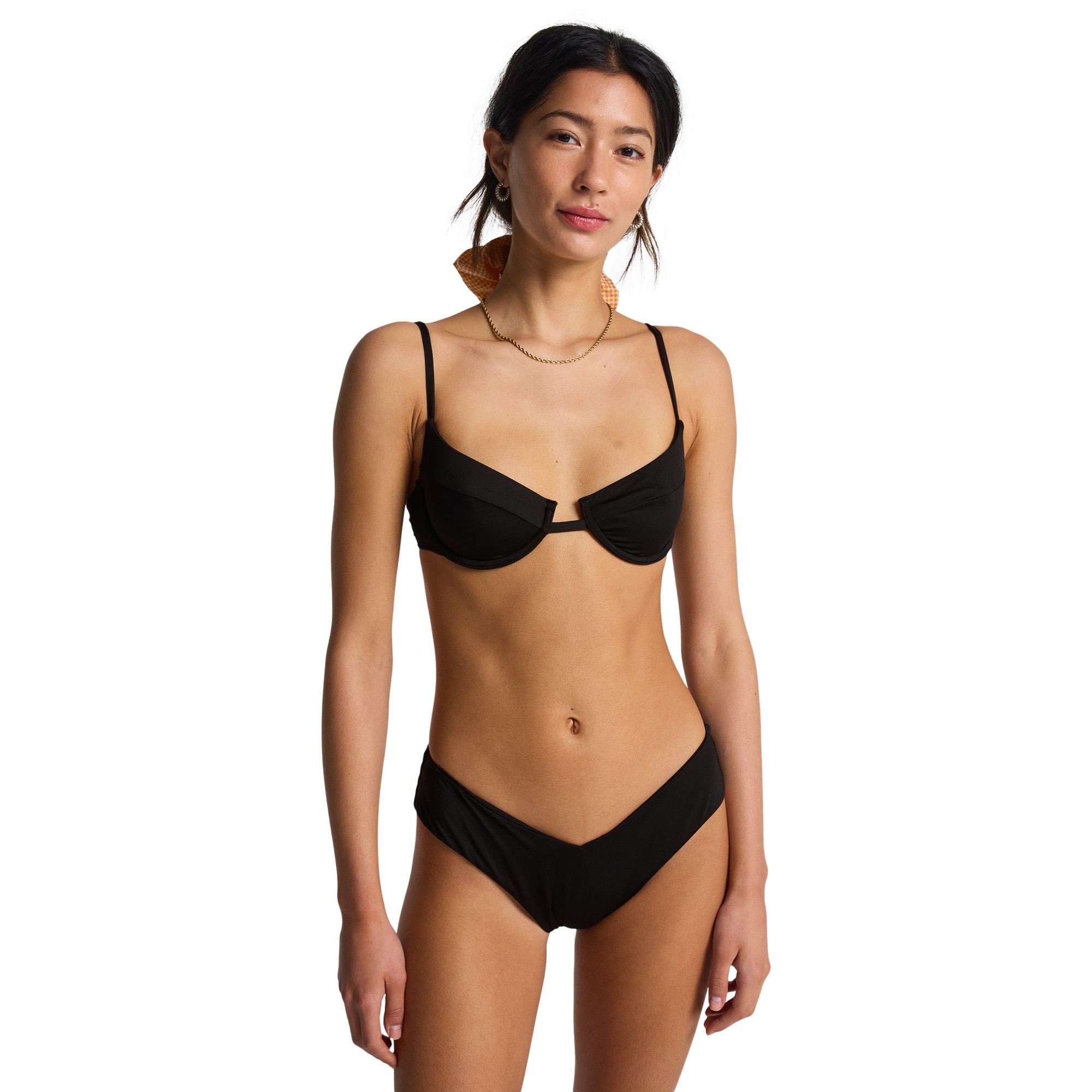 Braga de bikini de mujer Sol Searcher Fiji Billabong - Negro Negro-1