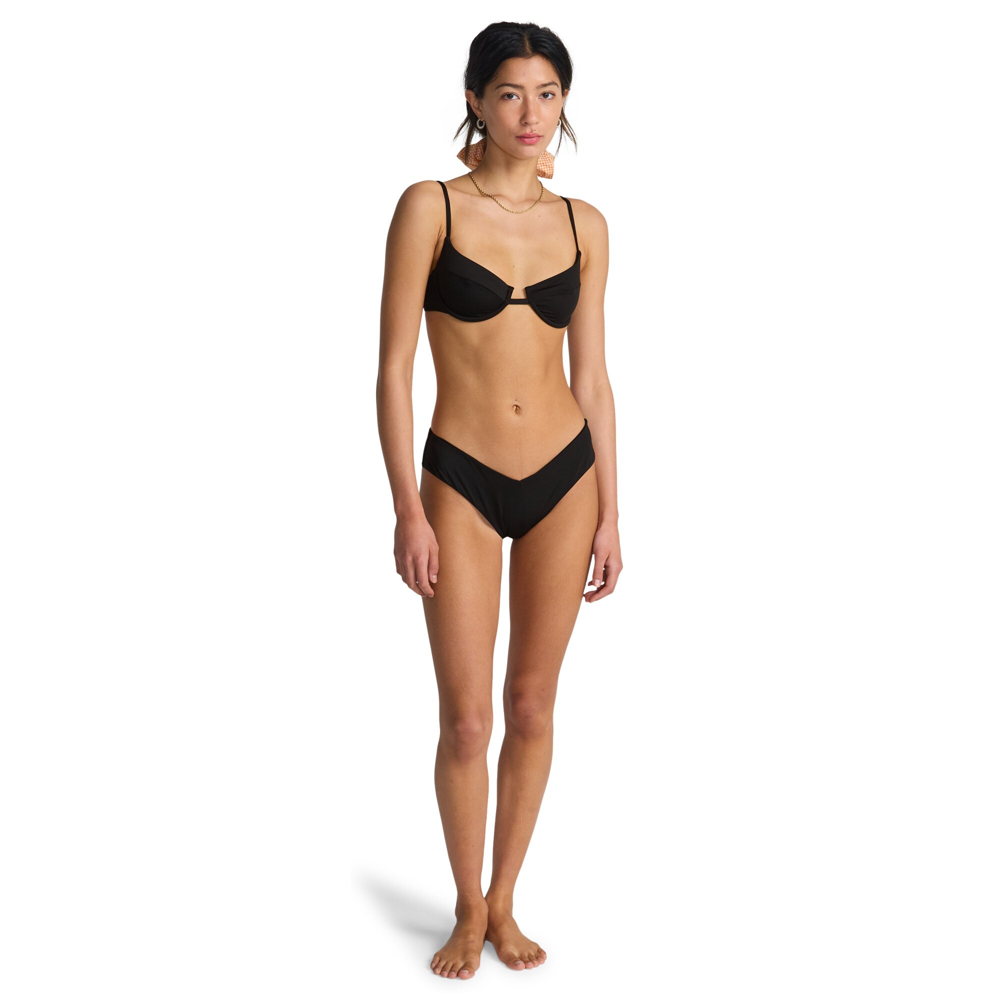Braga de bikini de mujer Sol Searcher Fiji Billabong - Negro Negro-3