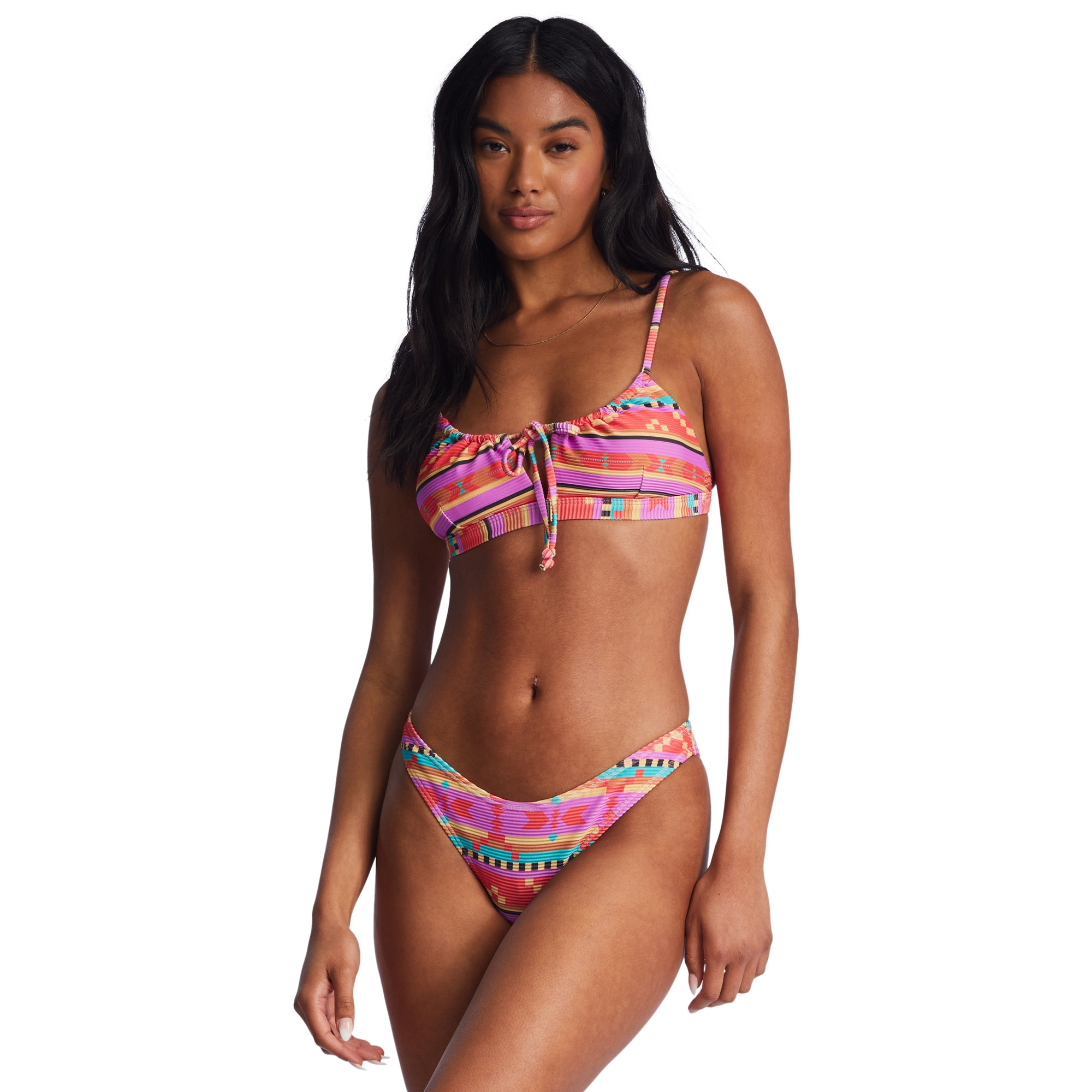 Braga de bikini de mujer Baja Rising Hike Billabong - Rojo Rojo-1