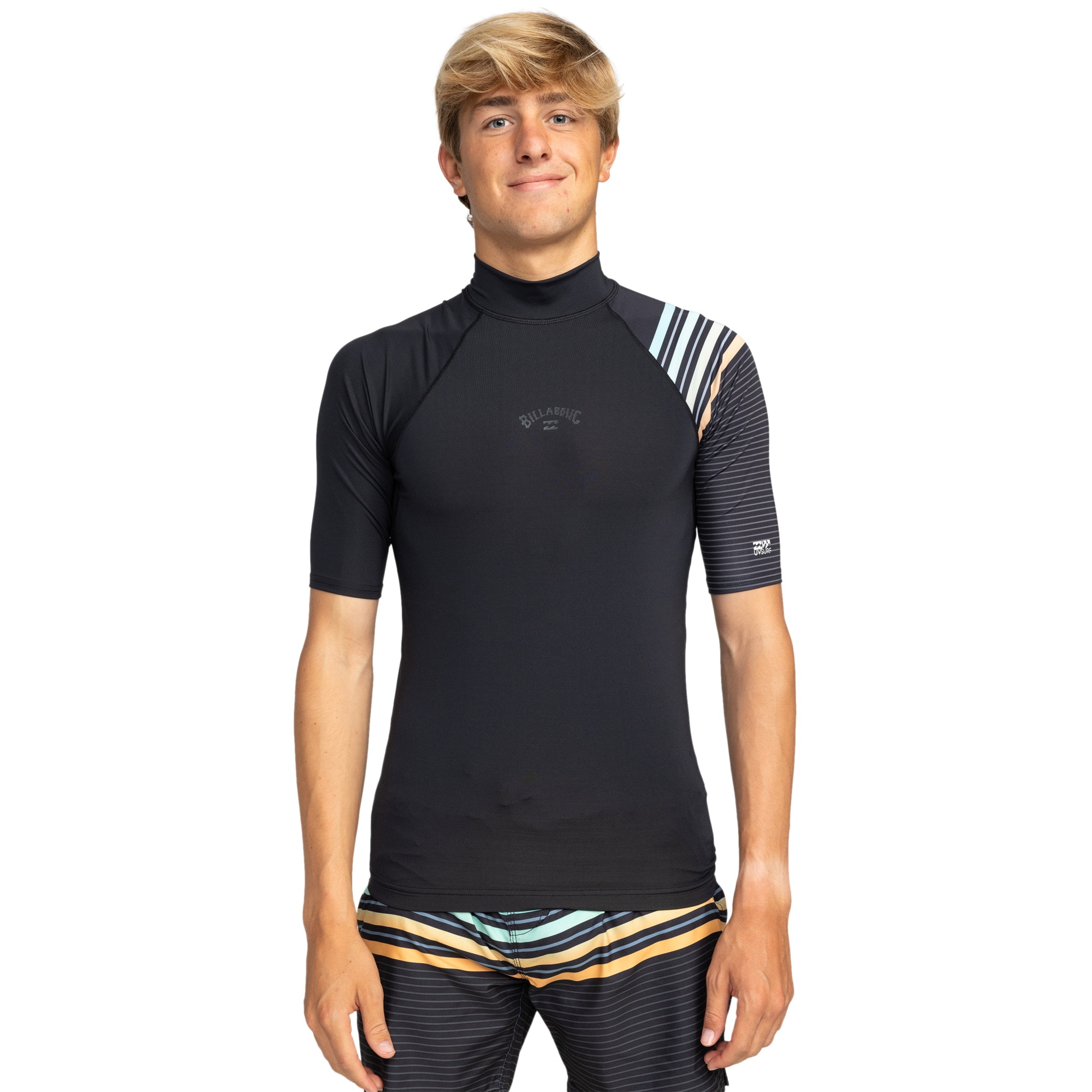Lycra de surf de hombre Contrast Billabong - Negro Negro-1