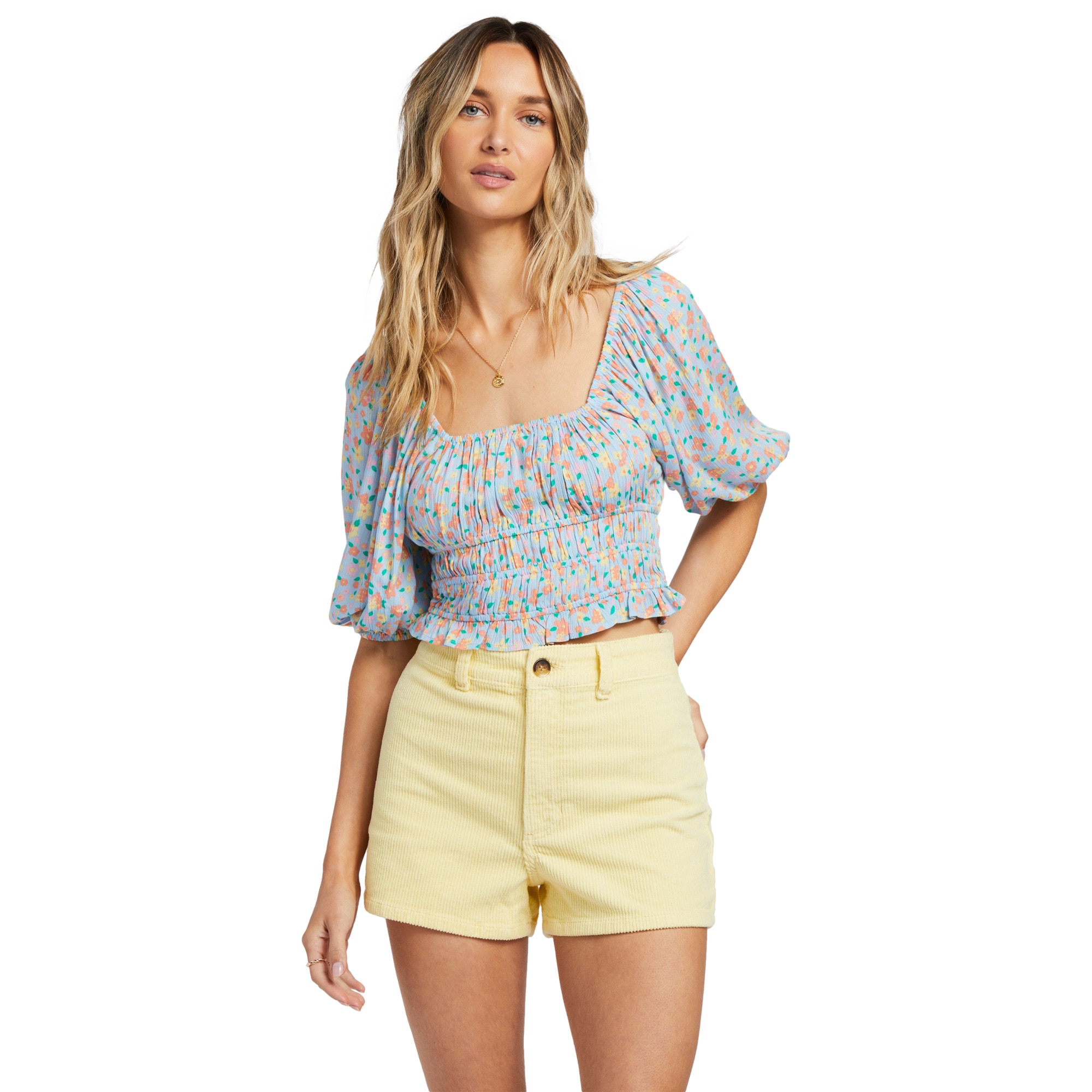 Blusa de mujer Keep Dreaming Billabong - Azul claro Azul claro-1