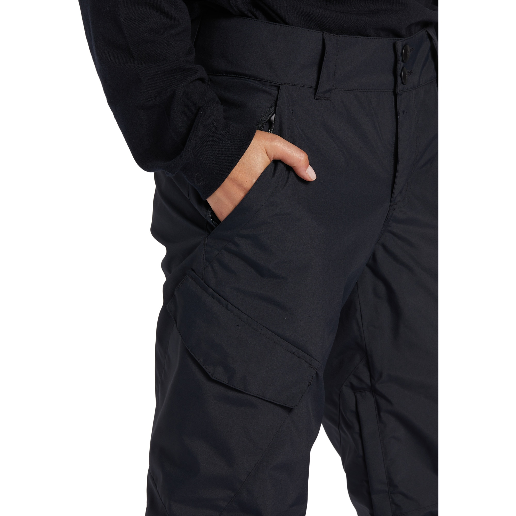 Pantalón de snow de mujer Nonchalant DC Shoes - Amarillo Negro-5