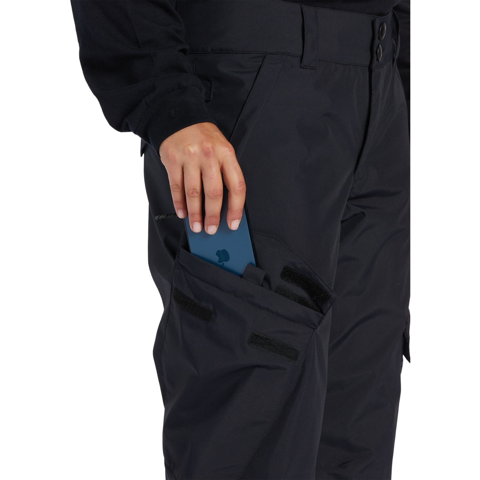 Pantalón de snow de mujer Nonchalant DC Shoes - Amarillo Negro-6