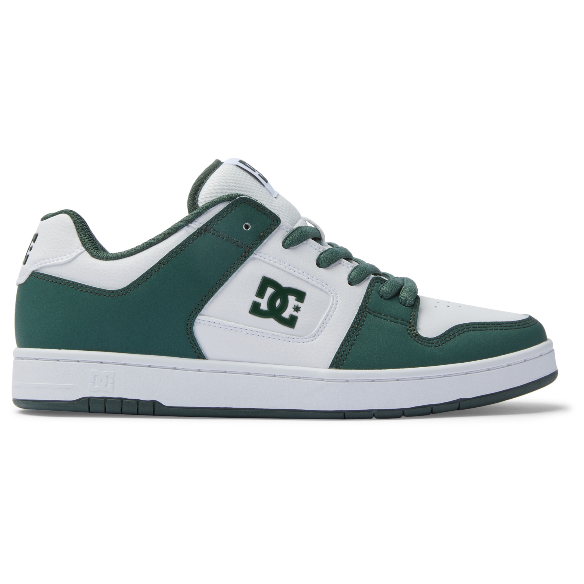 DC Shoes Zapatillas de hombre Manteca Blanco / Verde anticuario