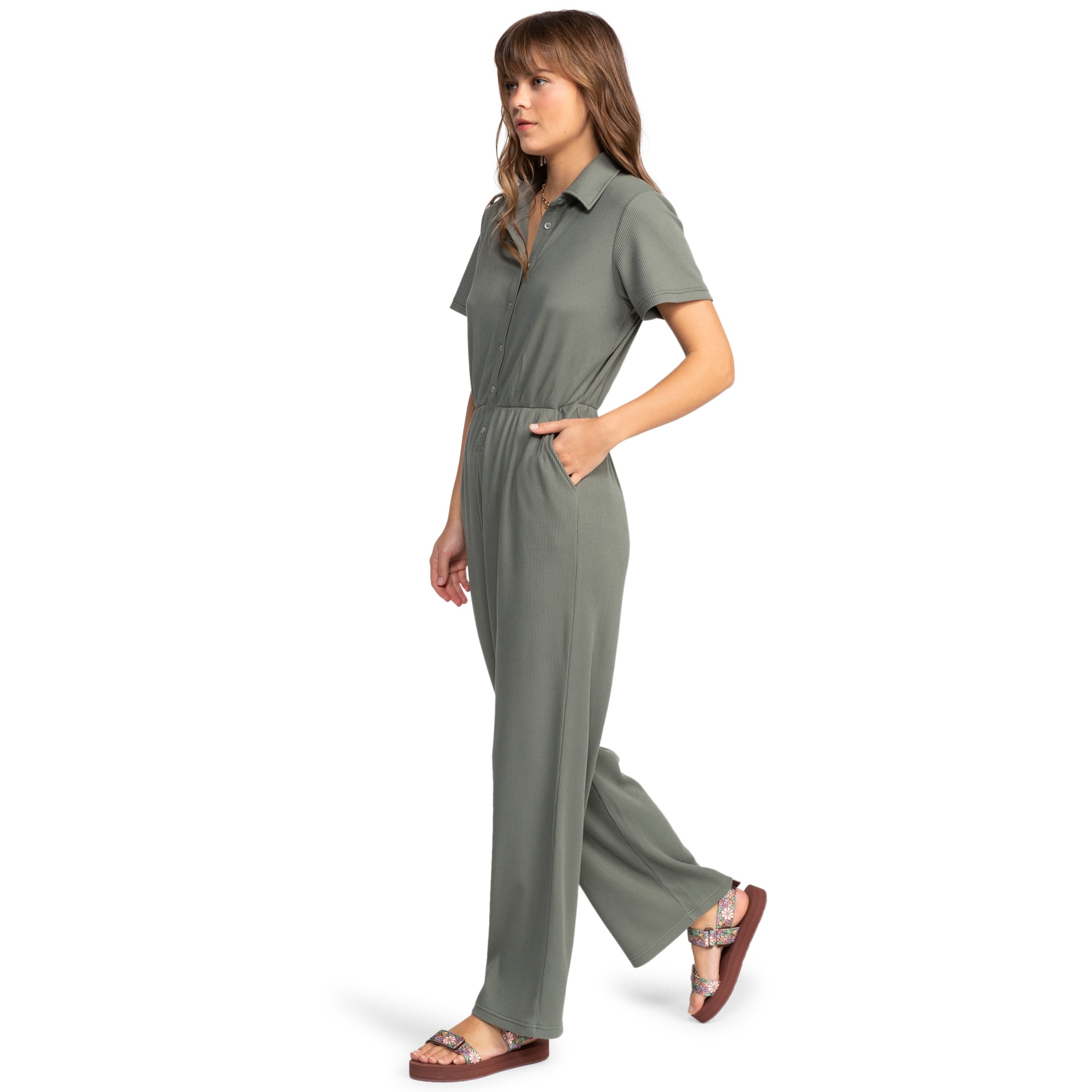 Mono de mujer Blue Side Of The Sky Roxy - Verde Verde-3