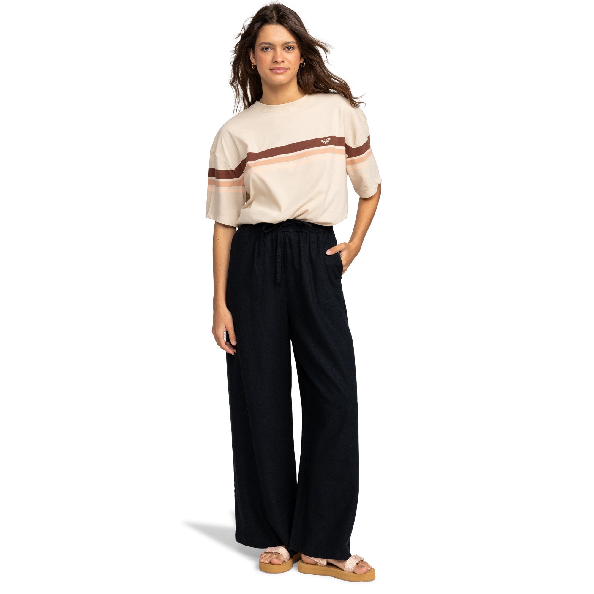 Pantalón de mujer Lekeitio Break Mid Roxy - Negro Negro-6