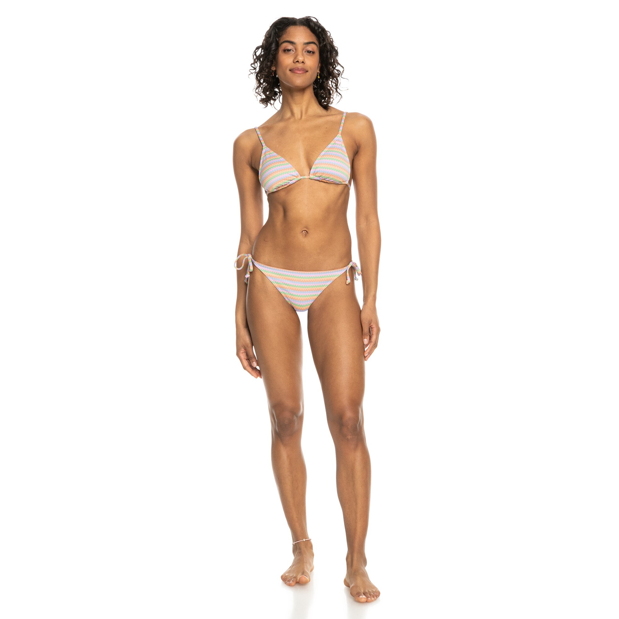 Braguita de bikini de mujer Wavy Stripe Roxy - Naranja Naranja-2