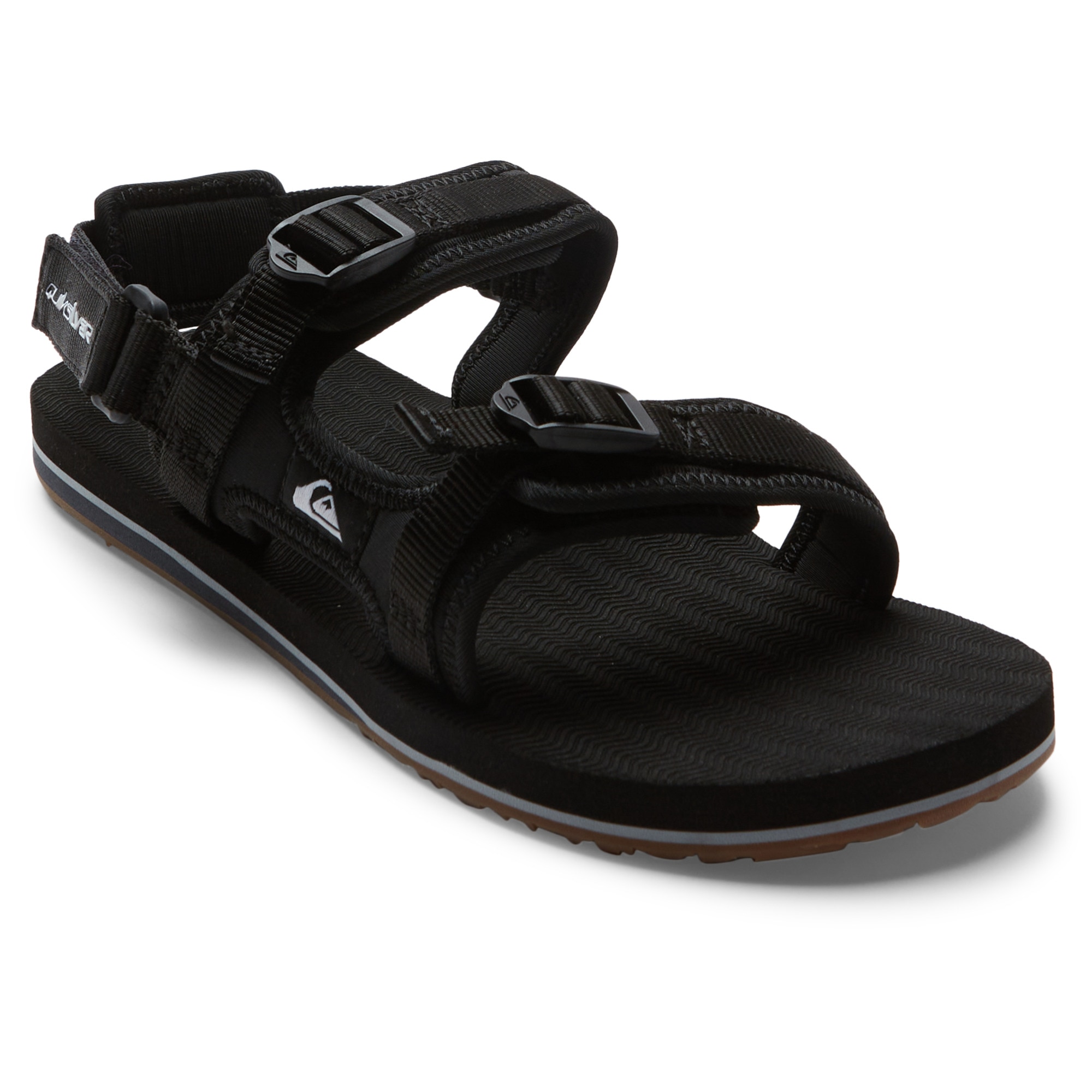 Quiksilver Sandalias de hombre Monkey Caged Negro