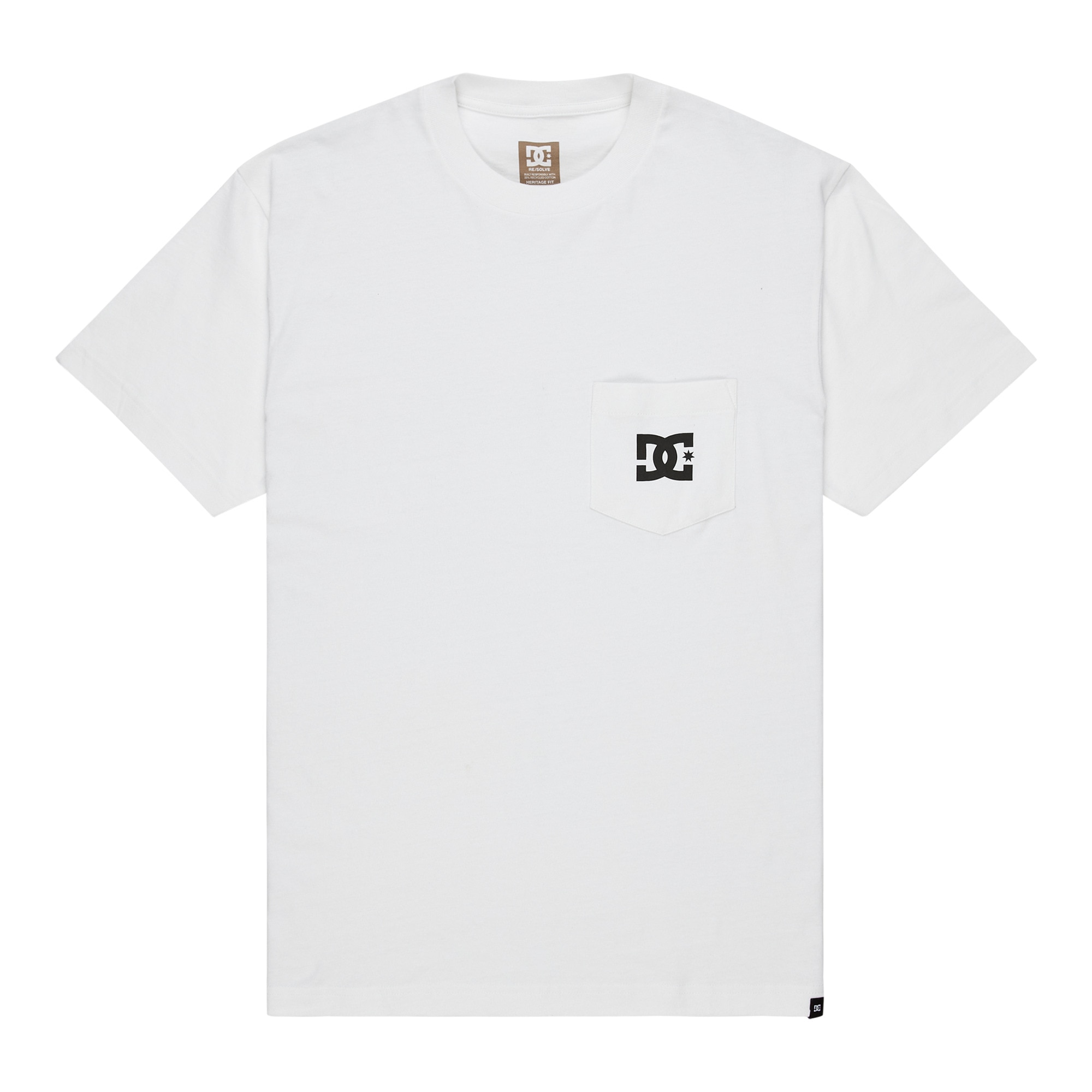 Camisetas de hombre DC Star Pocket DC Shoes - Blanco Blanco-1