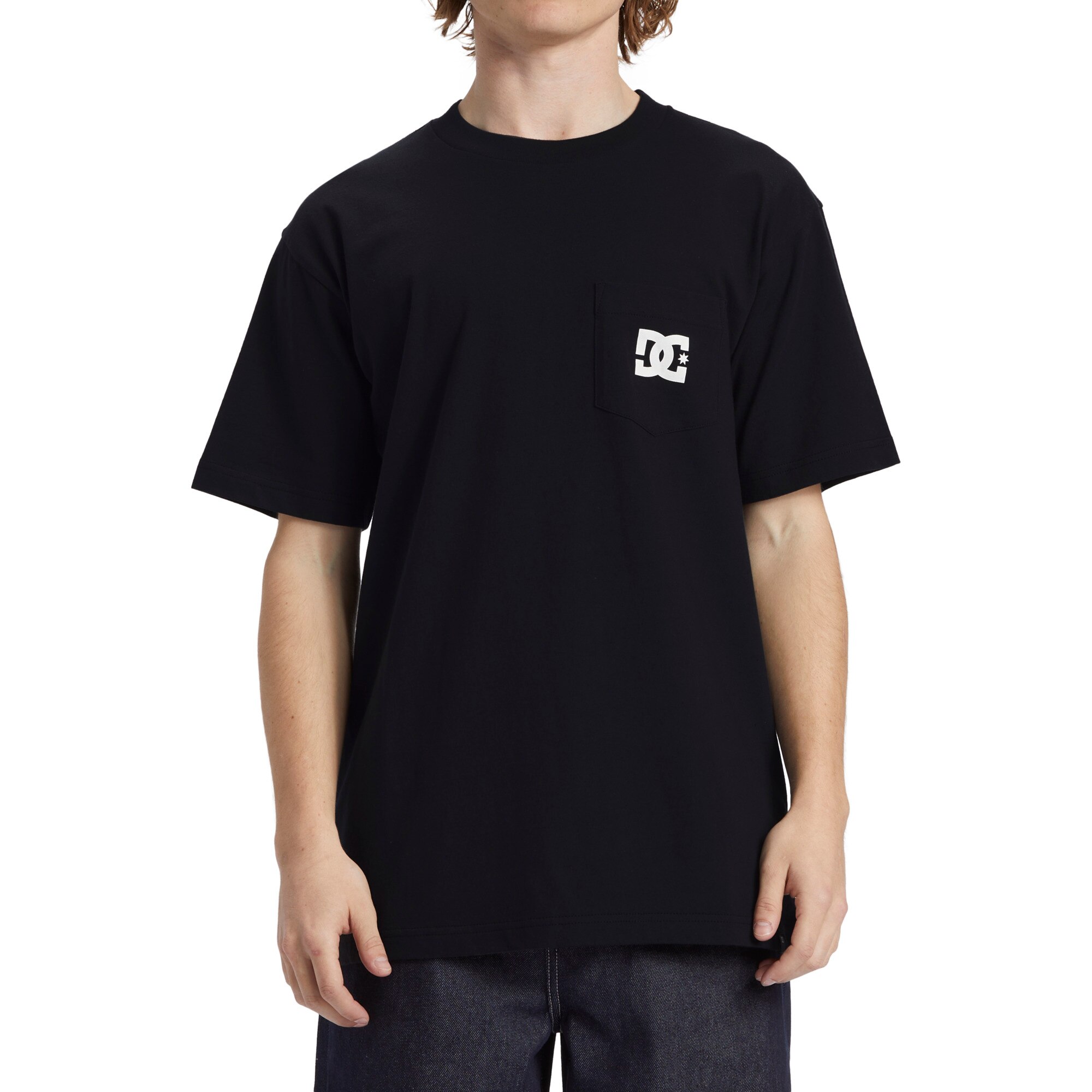 Camisetas de hombre DC Star Pocket DC Shoes - Negro Negro-1