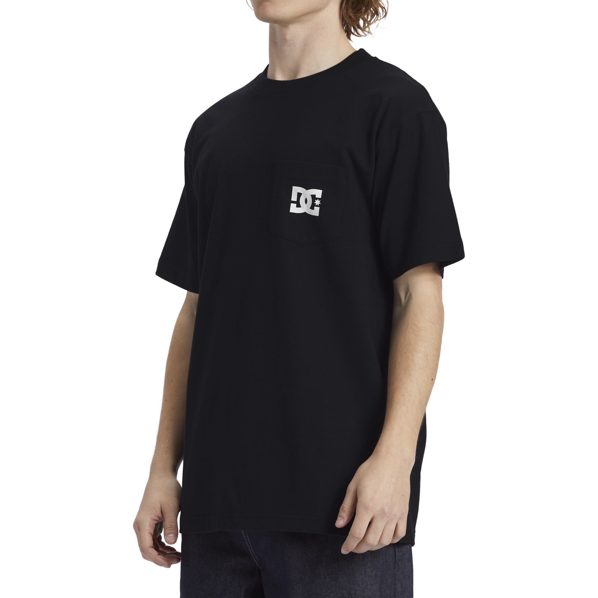 Camisetas de hombre DC Star Pocket DC Shoes - Negro Negro-4