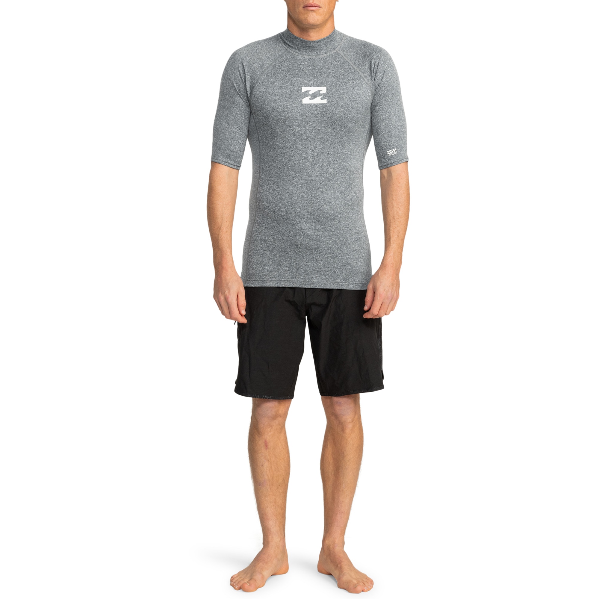 Camiseta de surf de hombre Waves All Day Billabong - Gris oscuro Gris oscuro-3