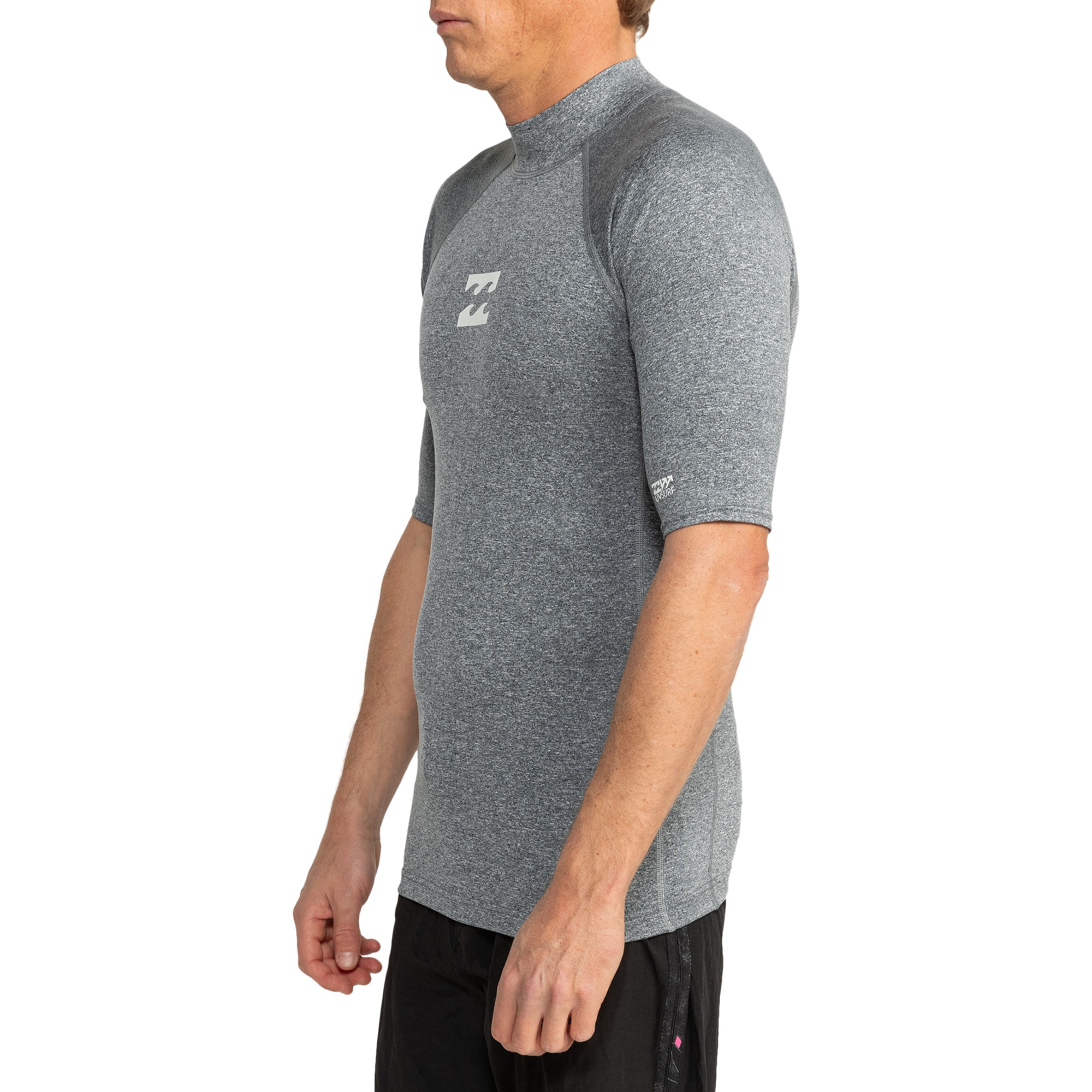Camiseta de surf de hombre Waves All Day Billabong - Gris oscuro Gris oscuro-4