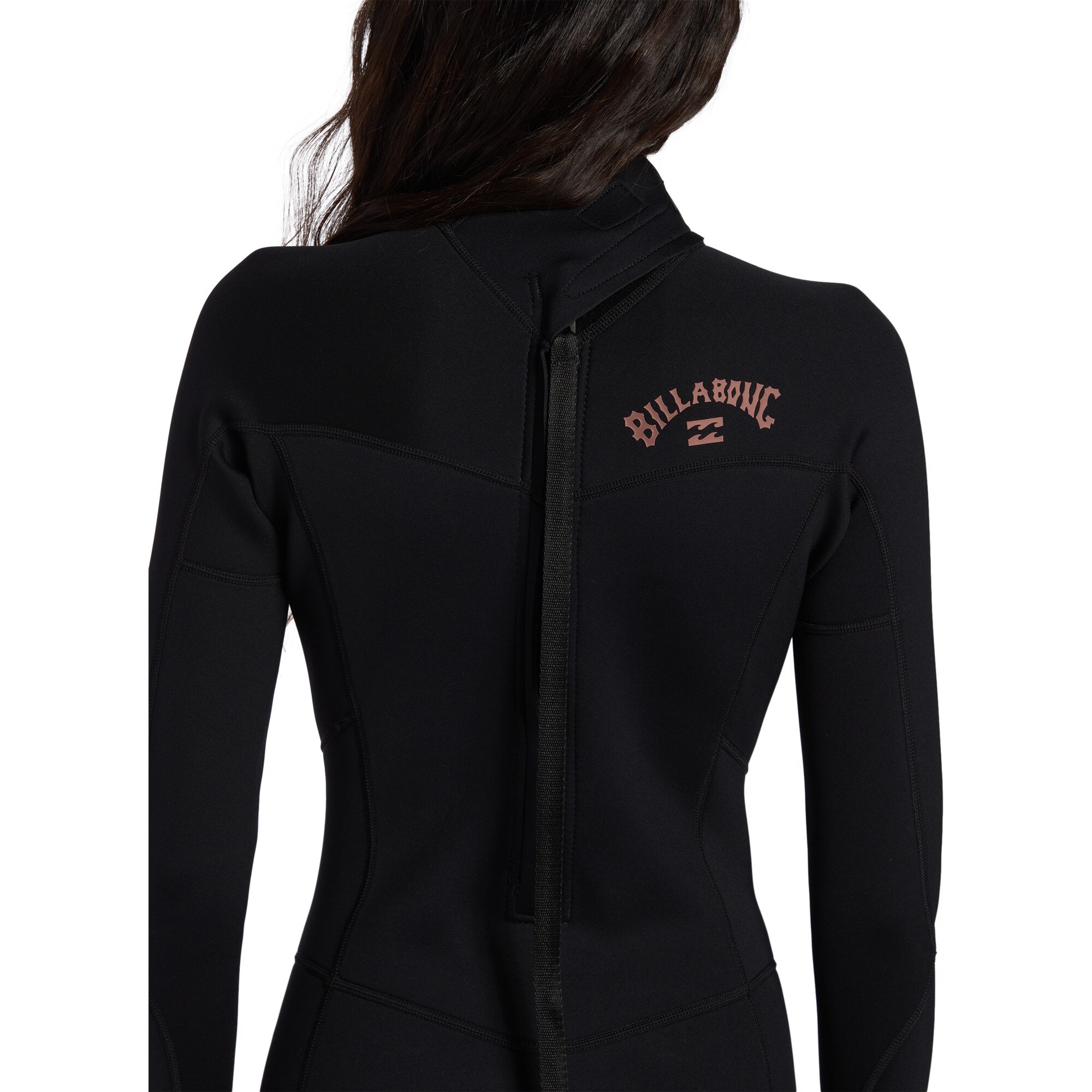 Traje de surf de mujer 5/4mm Foil Billabong - Negro / Rosa Negro / Rosa-4