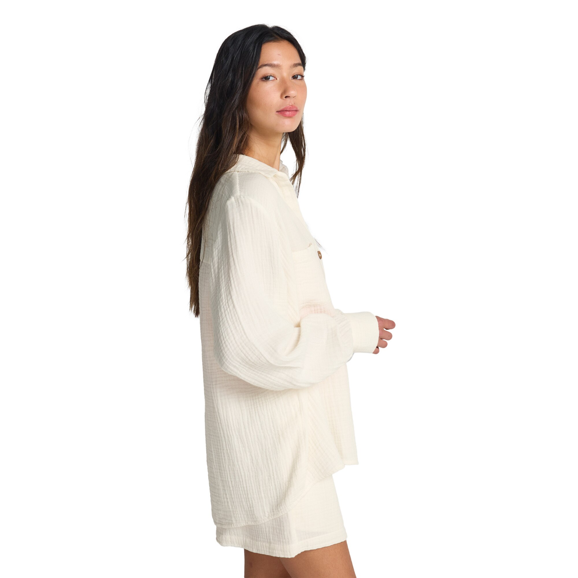 Camisa de mujer Swell Blouse Billabong - Blanco Blanco-5