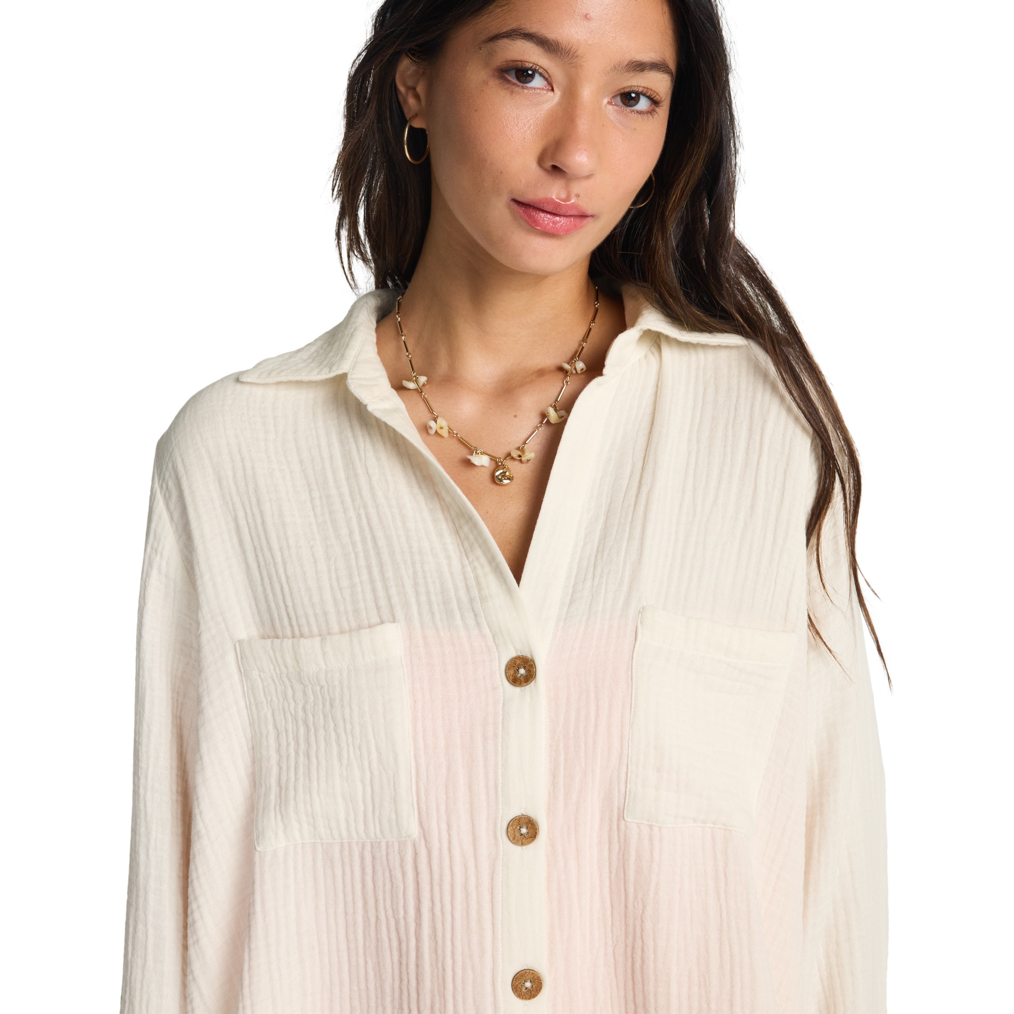 Camisa de mujer Swell Blouse Billabong - Blanco Blanco-6