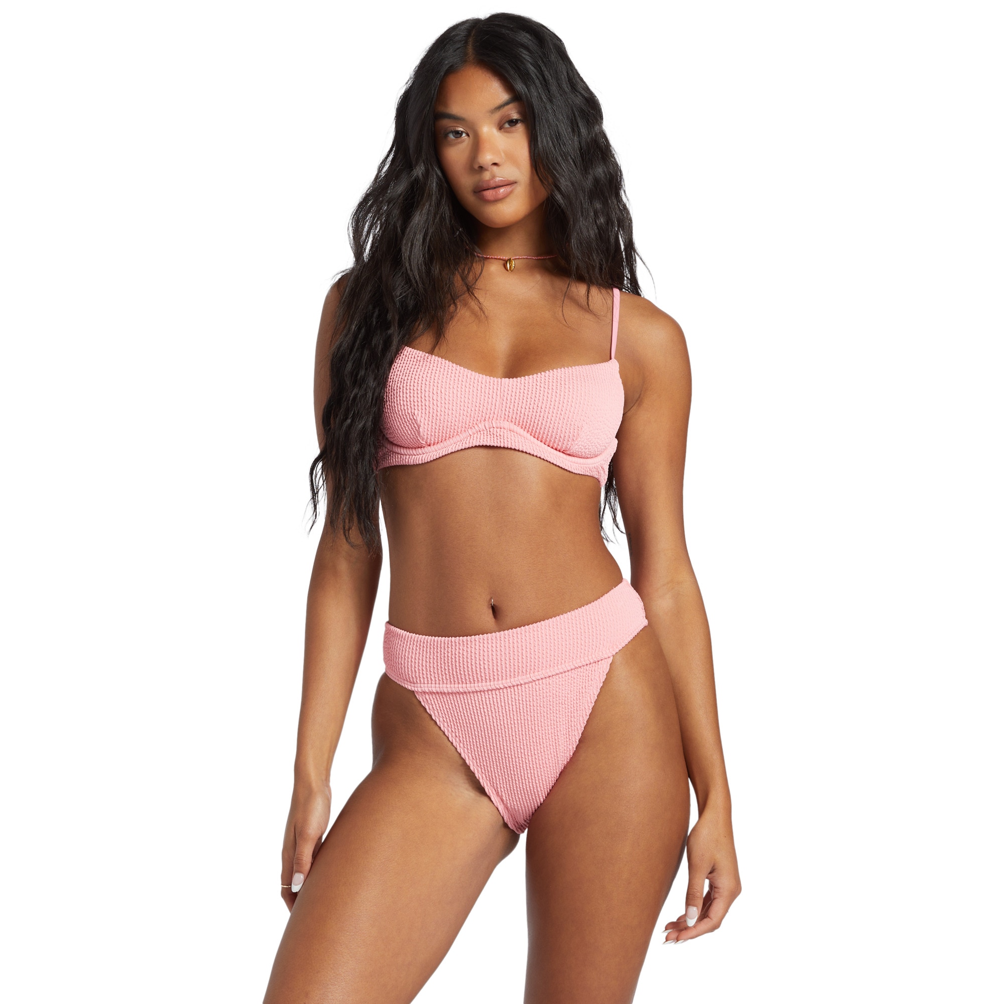 Top de bikini de mujer Summer High Kensley Billabong - Rosa Rosa-1
