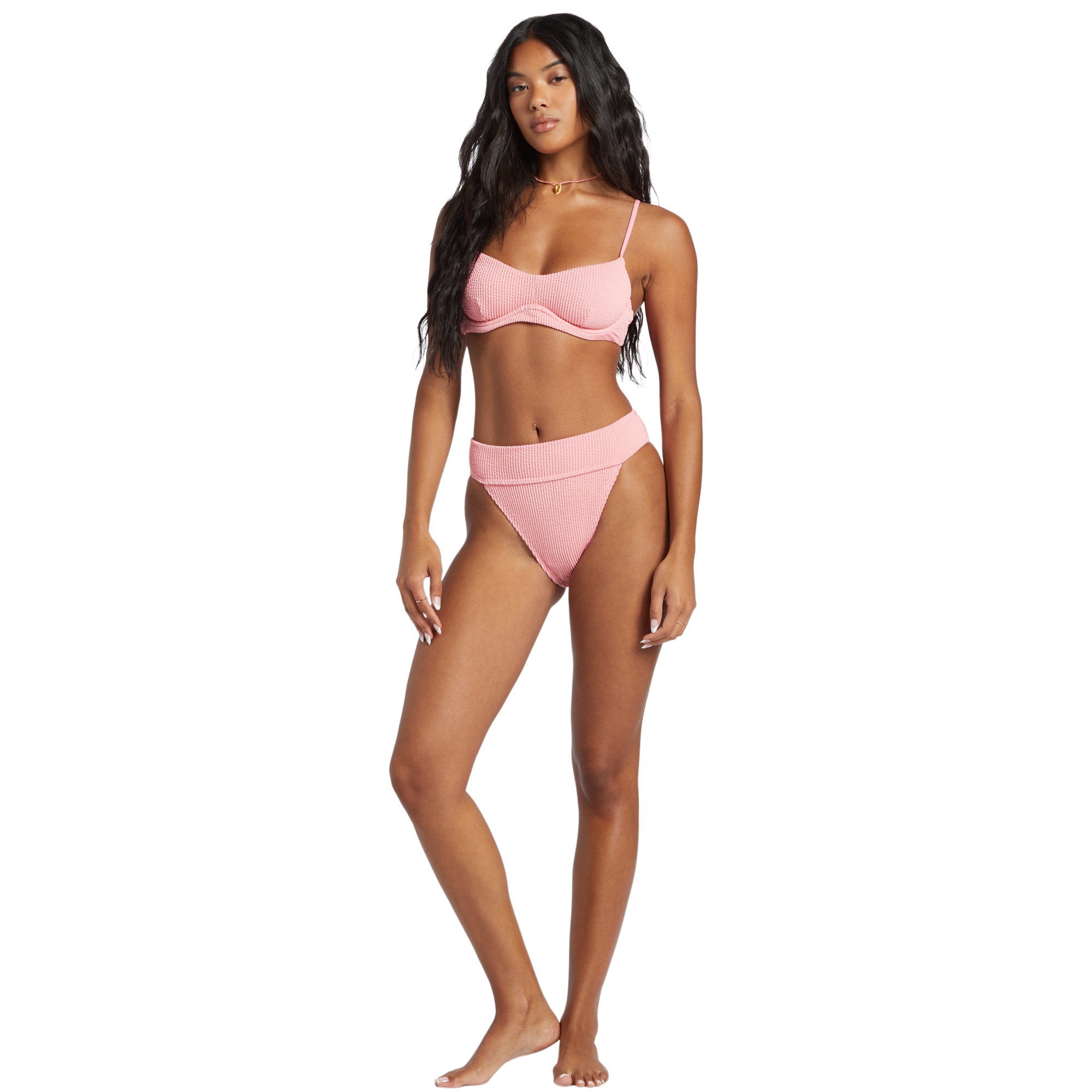 Top de bikini de mujer Summer High Kensley Billabong - Rosa Rosa-3