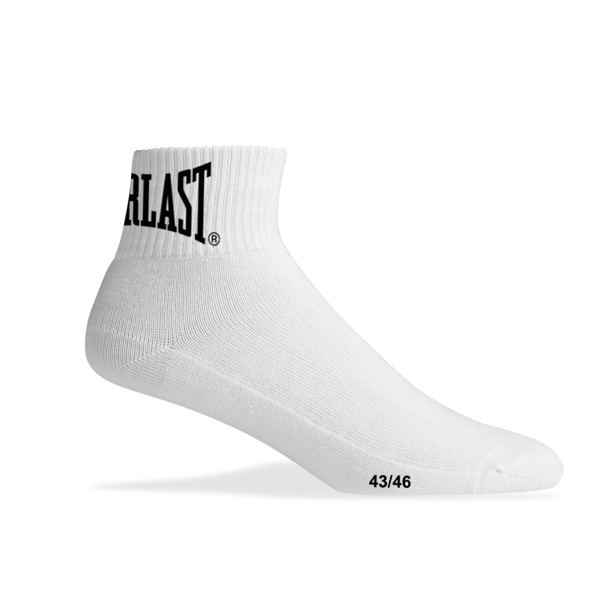 Imagen 2 de Calcetines lote de 3 pares quarter Everlast - Blanco Blanco