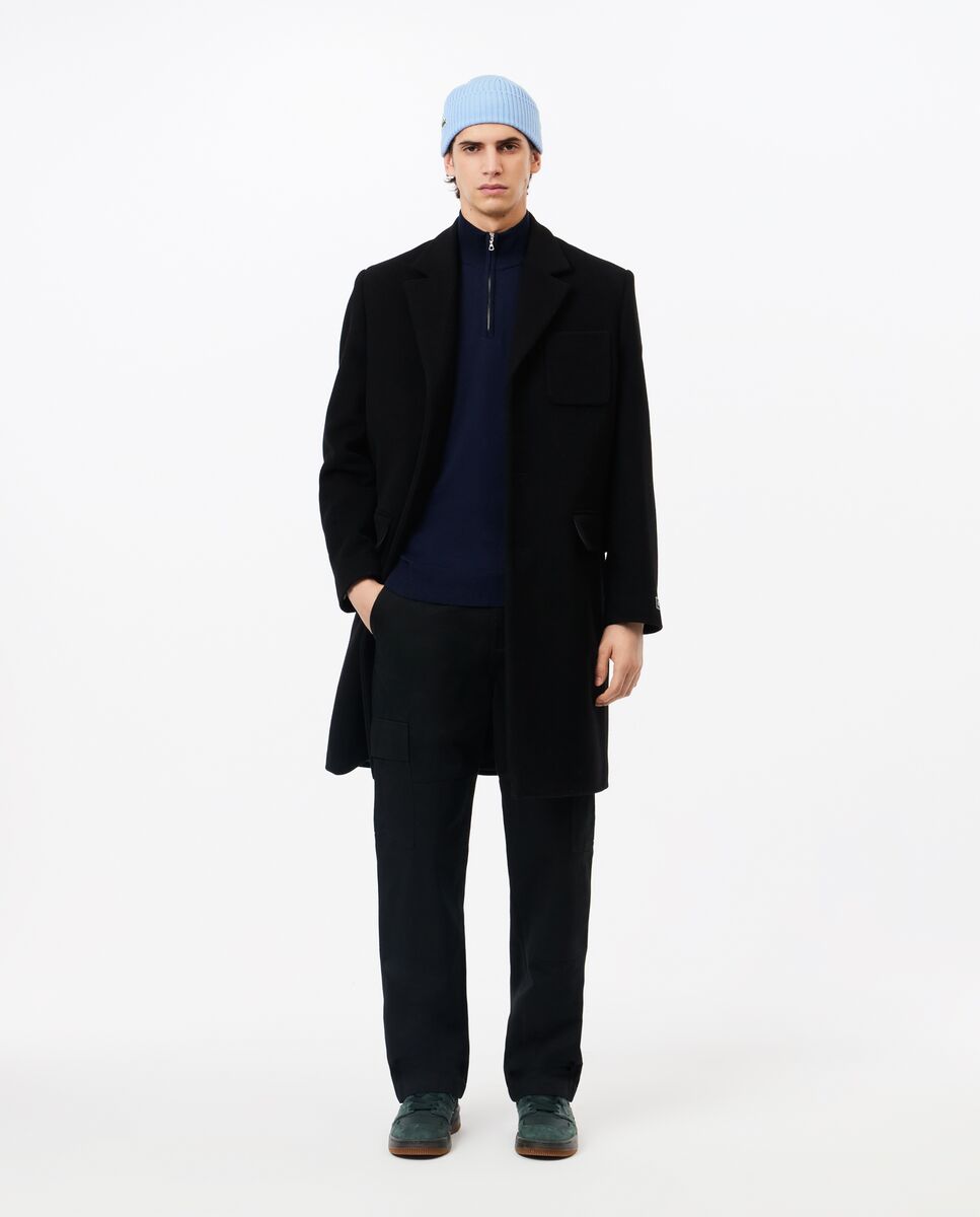 Jersey de hombre en algodón ecológico con cremallera - Lacoste - Azul oscuro Azul oscuro-4