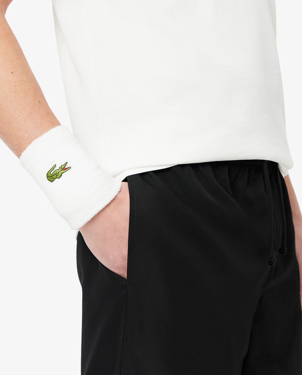 Muñequera de Tenis Unisex Lacoste - Blanco Blanco-2