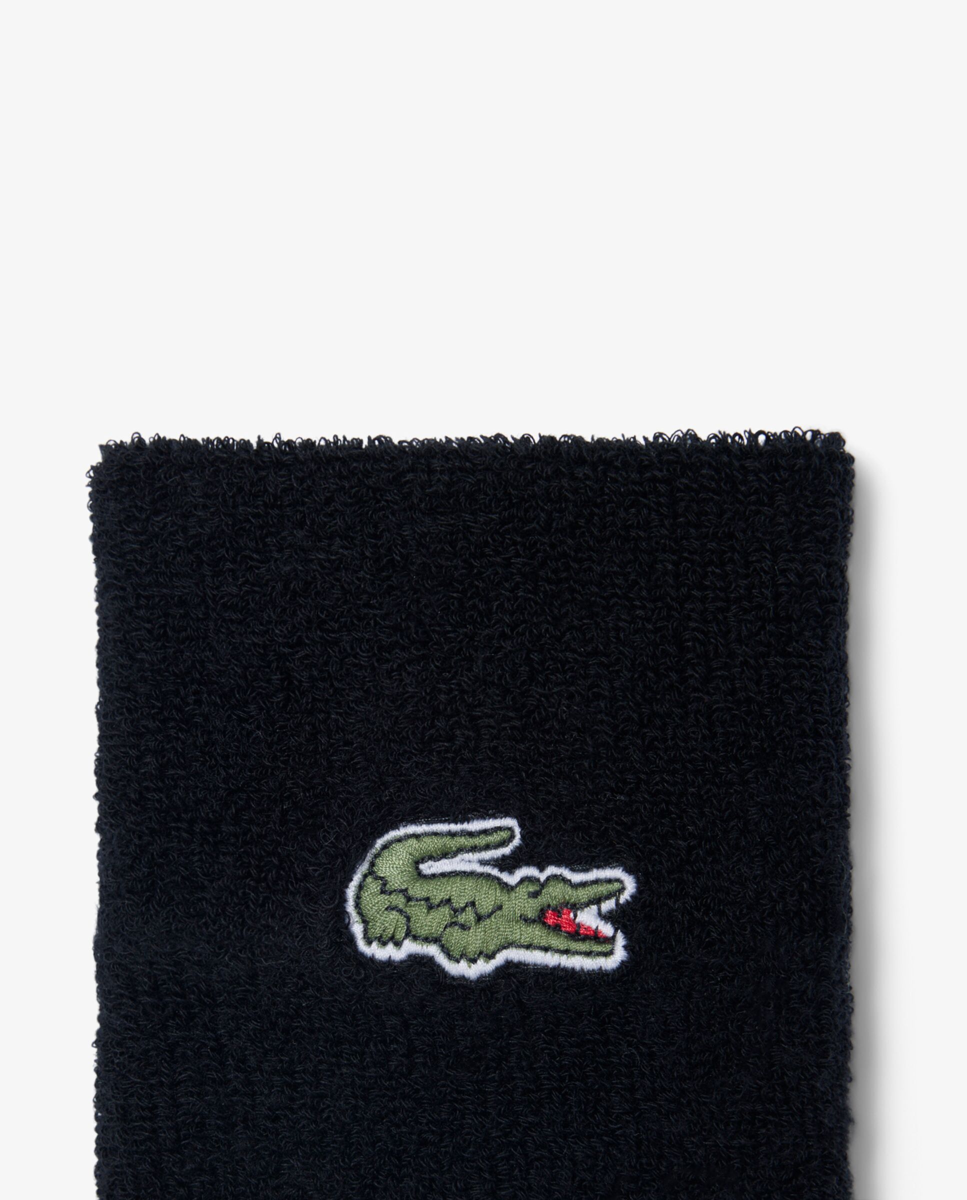 Muñequera de Tenis Unisex Lacoste - Negro Negro-4