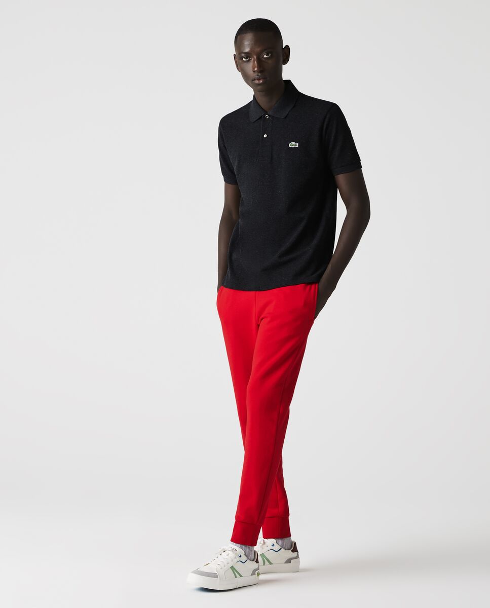 Polo de hombre jaspeado de corte clásico de manga corta - Lacoste - Gris Gris-3