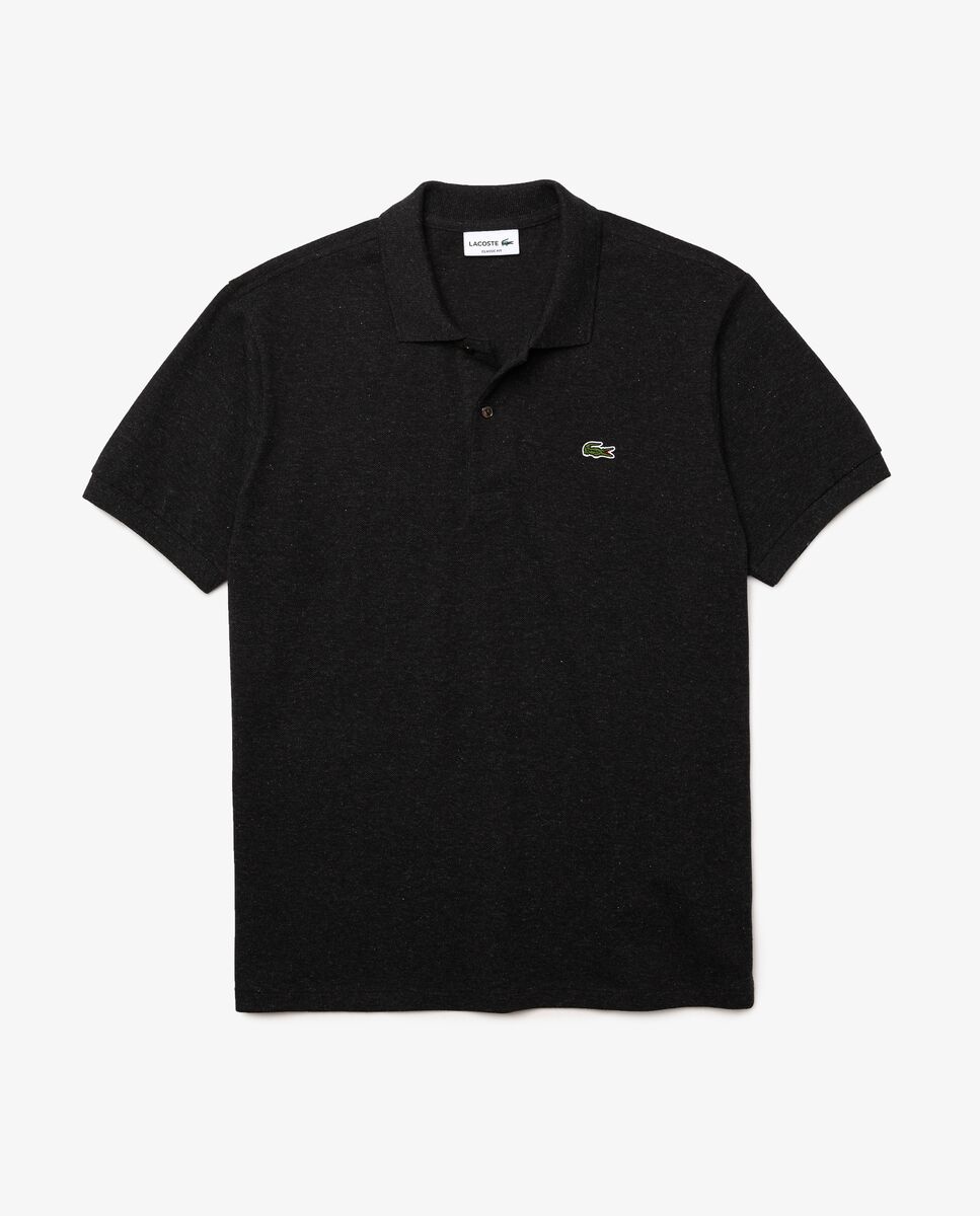 Polo de hombre jaspeado de corte clásico de manga corta - Lacoste - Gris Gris-5