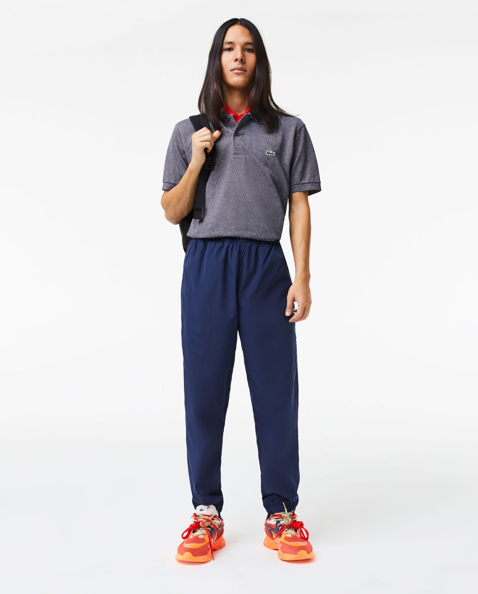 Polo de hombre jaspeado de corte clásico de manga corta - Lacoste - Gris claro Gris claro-4