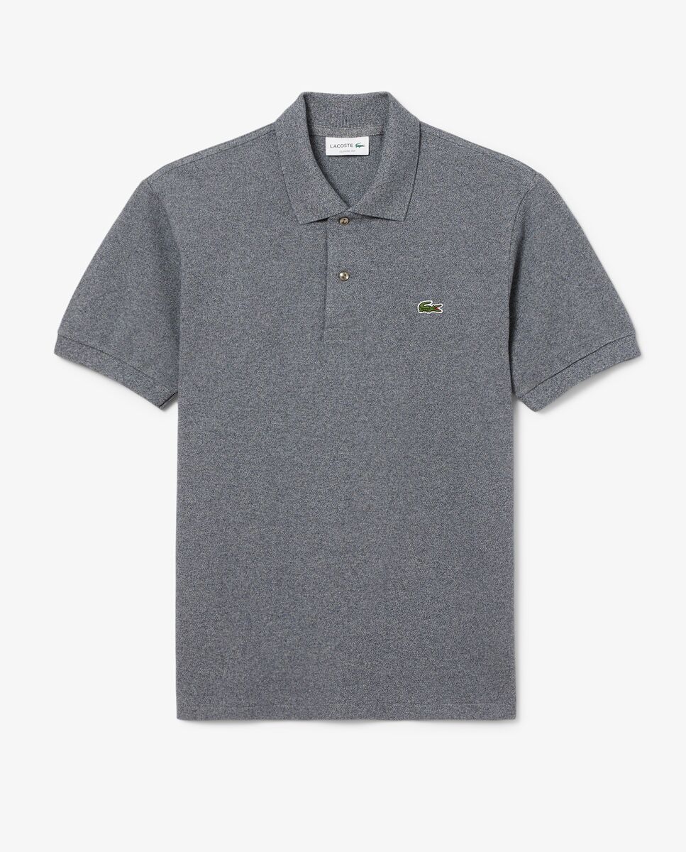 Polo de hombre jaspeado de corte clásico de manga corta - Lacoste - Gris claro Gris claro-6
