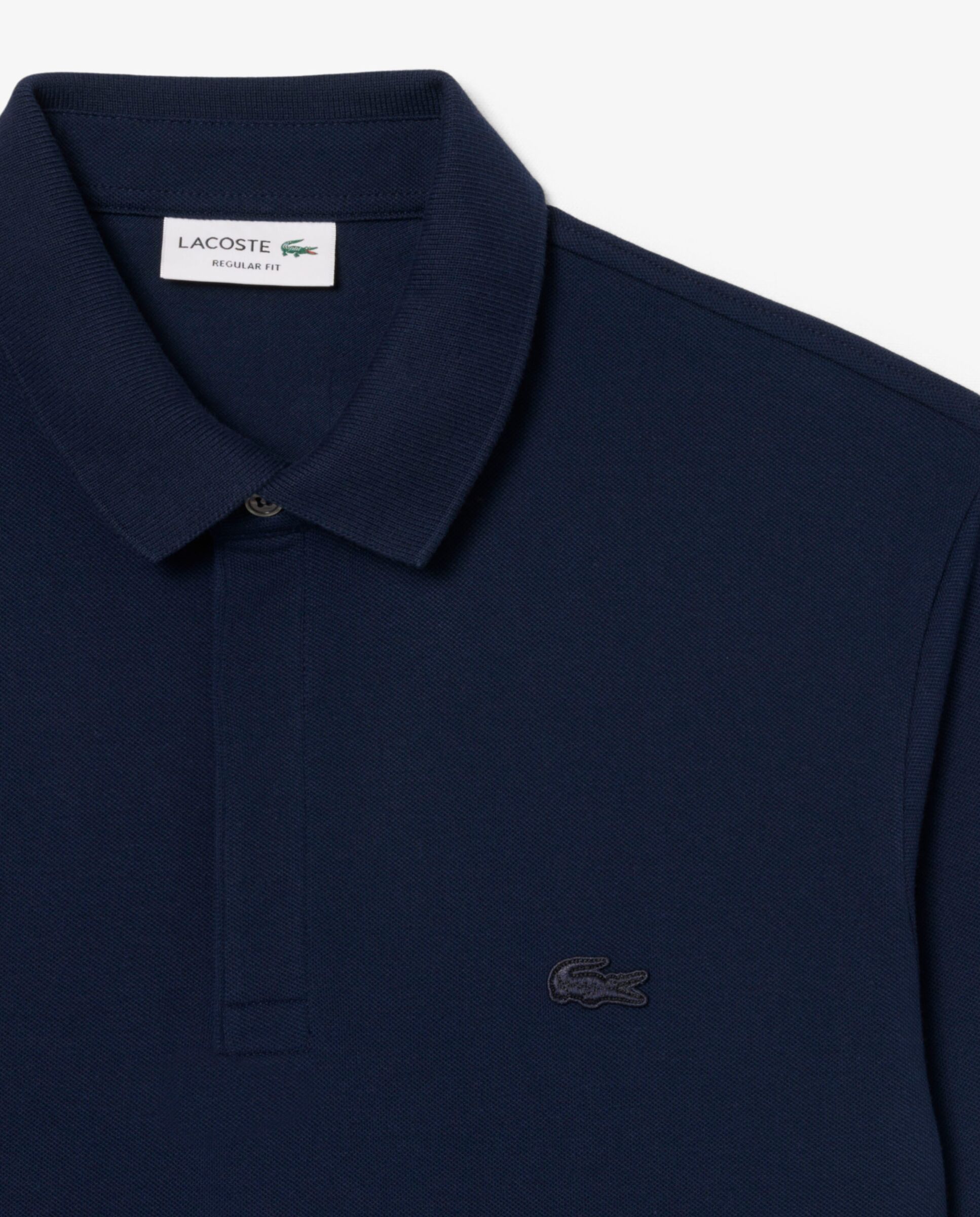 Polo de hombre de corte regular paris de piqué elástico de manga corta - Lacoste - Azul marino Azul marino-5