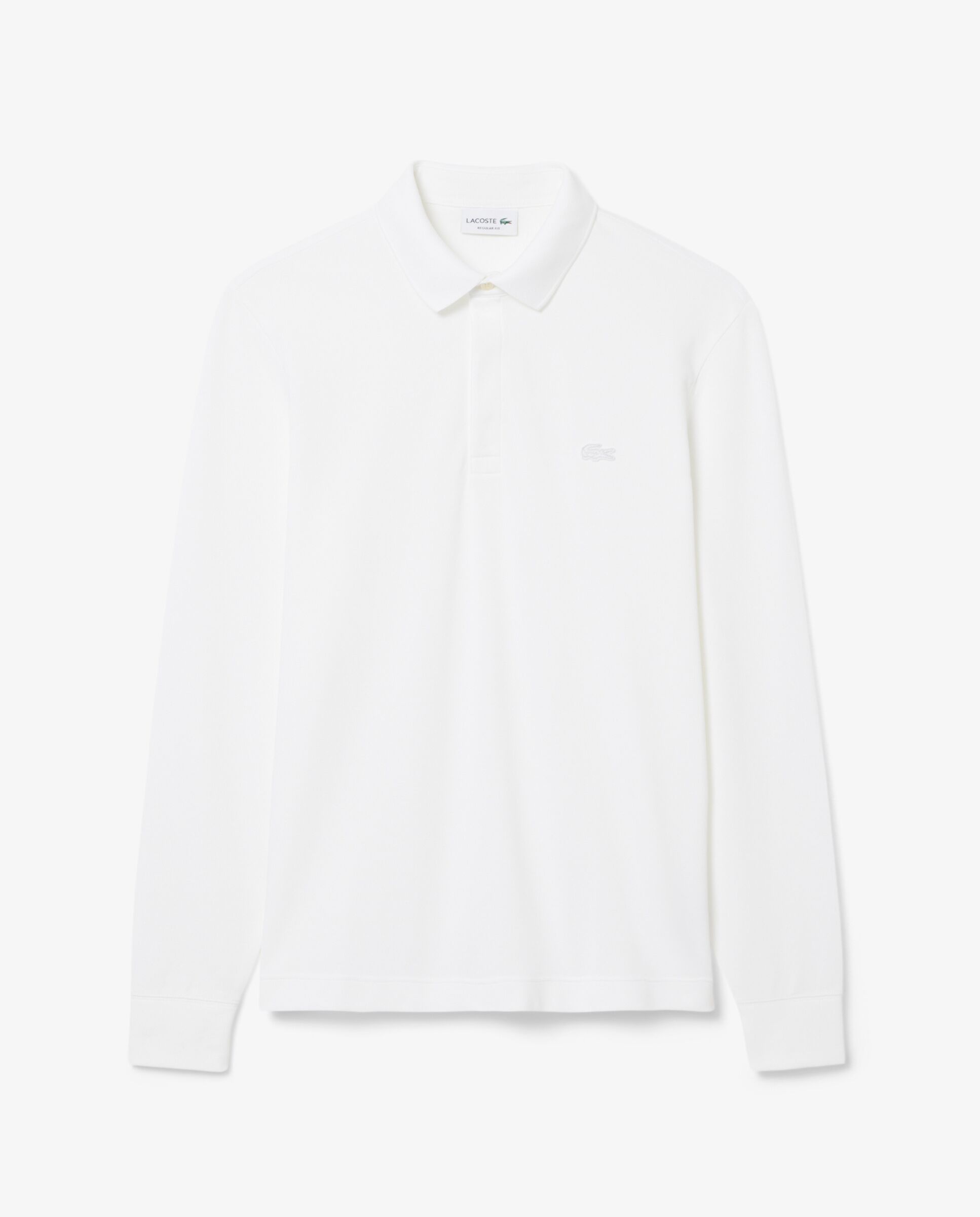 Polo de hombre de corte regular paris de piqué elástico de manga corta - Lacoste - Blanco Blanco-6