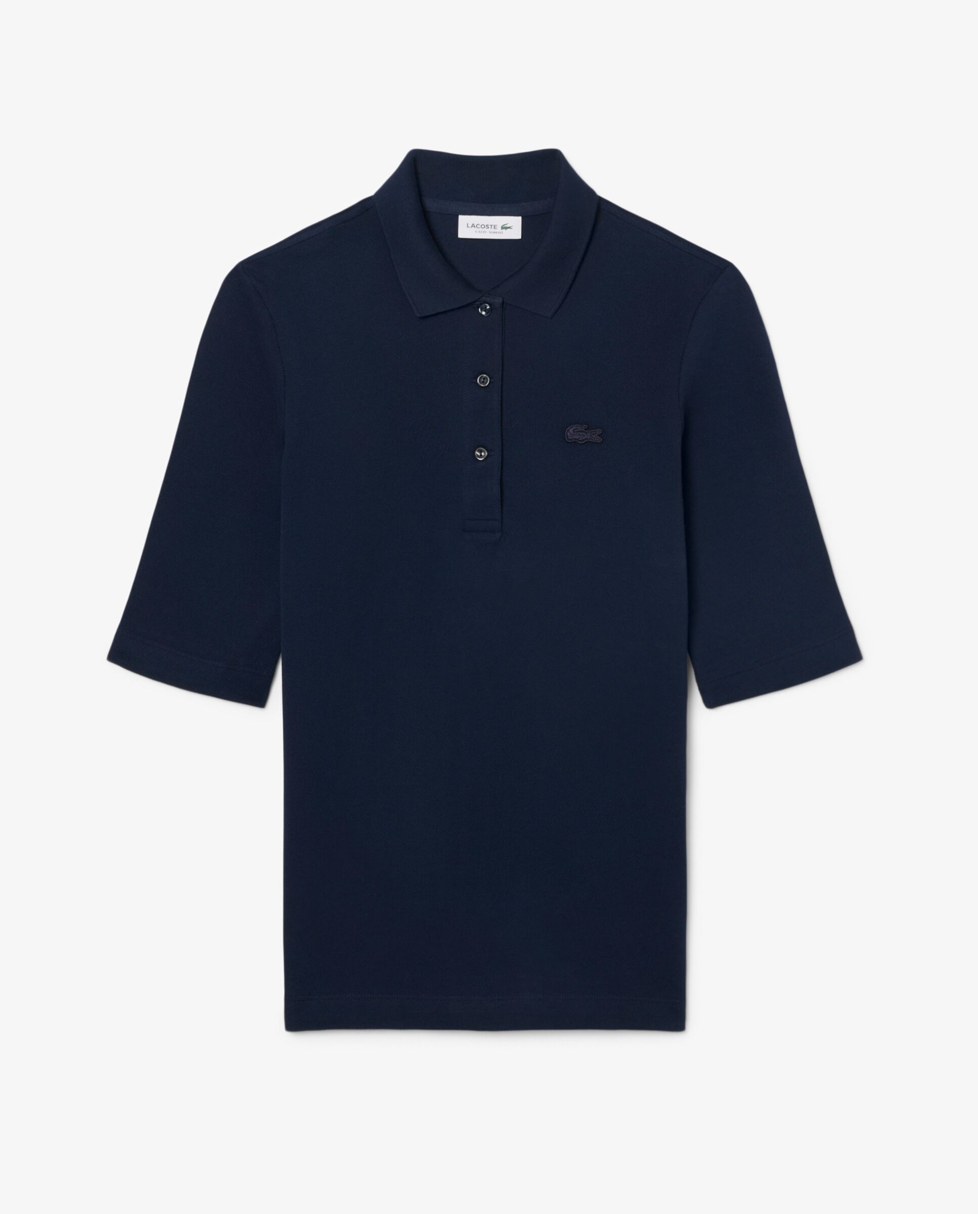 Polo de mujer de manga francesa de corte ajustado - Lacoste - Azul marino Azul marino-6