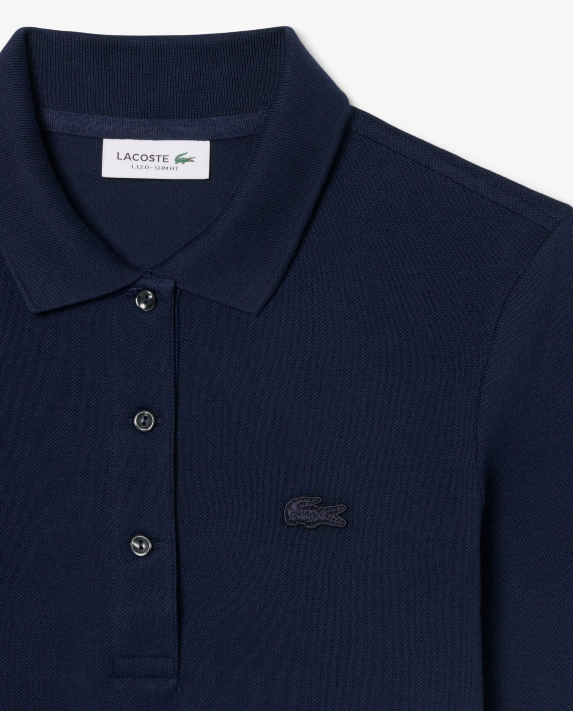 Polo de mujer de manga francesa de corte ajustado - Lacoste - Azul marino Azul marino-5