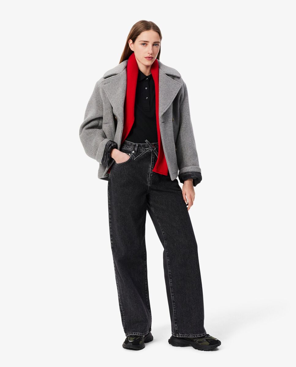 Polo de mujer de manga francesa de corte ajustado - Lacoste - Negro Negro-4