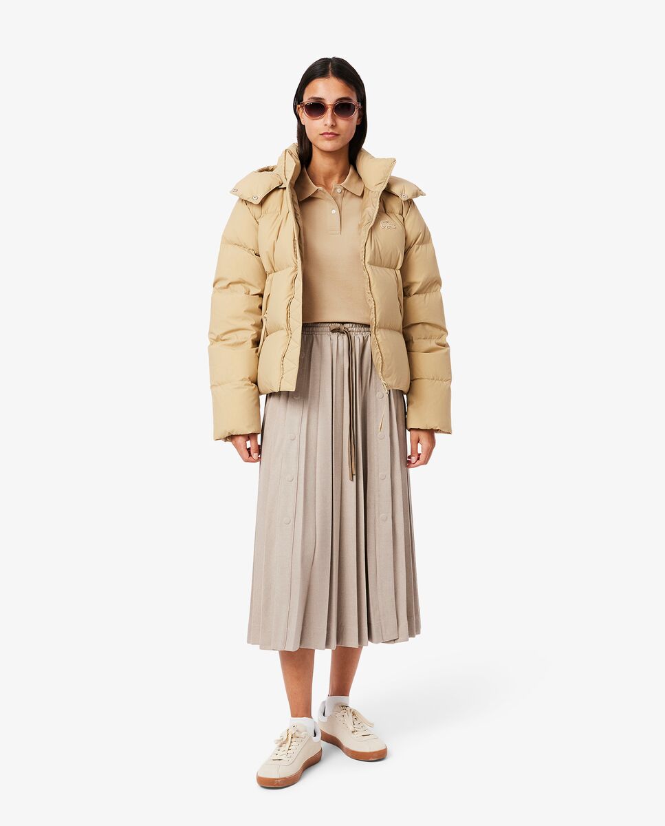 Polo de mujer de corte regular de petit piqué suave de manga corta - Lacoste - Camel Camel-4