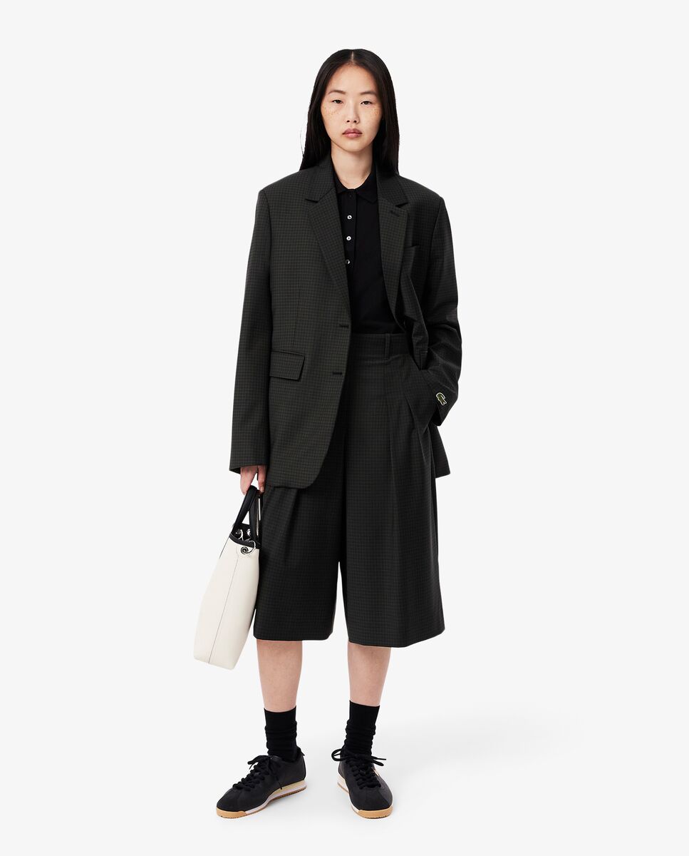 Polo de mujer sin mangas elástico de corte ajustado - Lacoste - Negro Negro-4