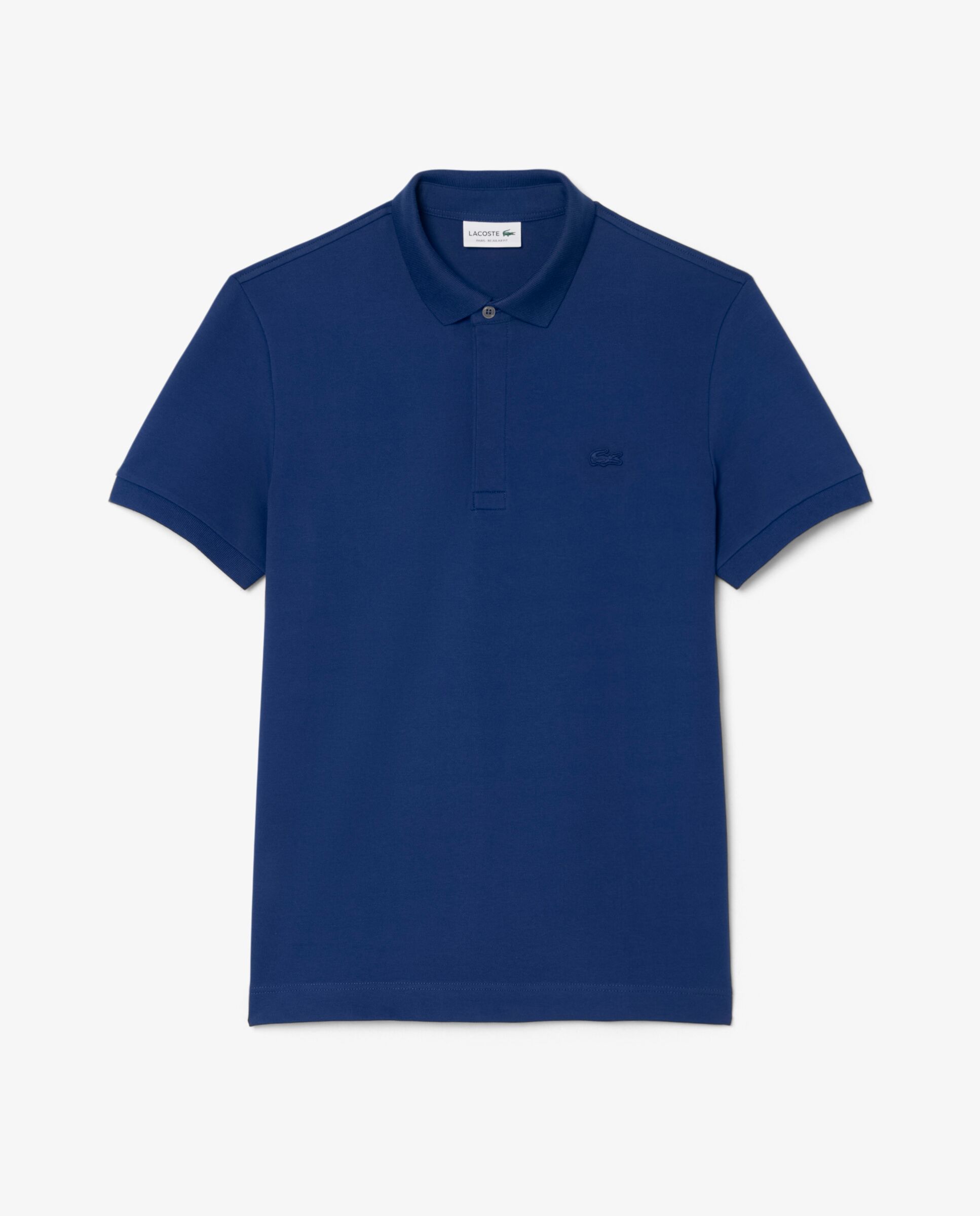 Polo de hombre de corte regular Paris de piqué elástico de manga corta - Lacoste - Azul marino Azul marino-6