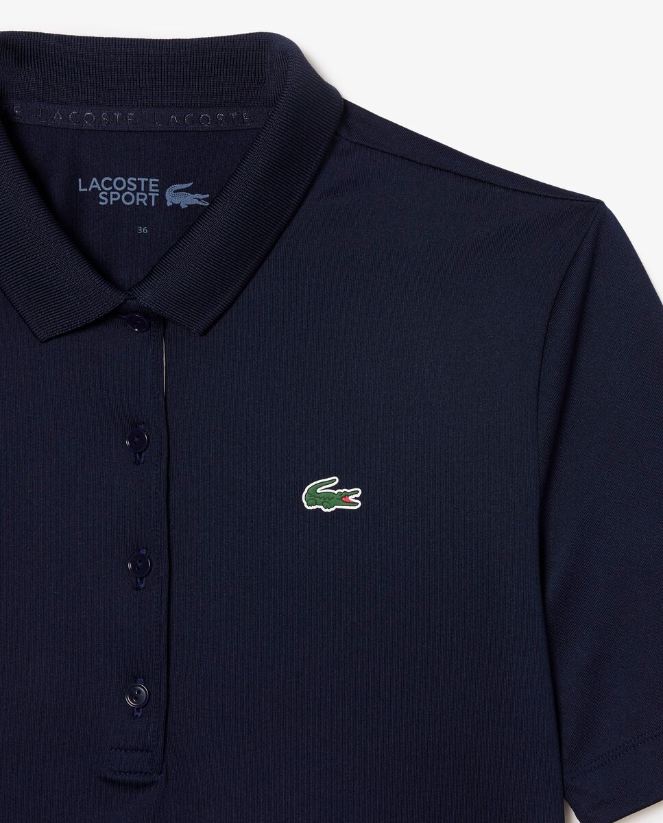 Polo de Golf mujer Lacoste - Azul marino / Verde Azul marino / Verde-5