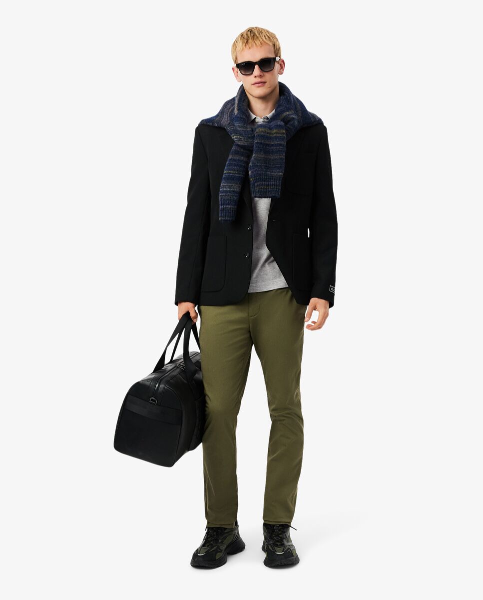 Polo de hombre de corte regular paris de piqué elástico de manga corta - Lacoste - Gris claro Gris claro-4