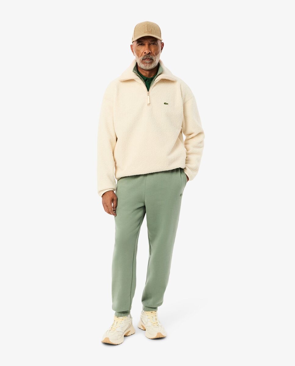 Polo de hombre de piqué de corte ajustado de manga corta - Verde Verde-4