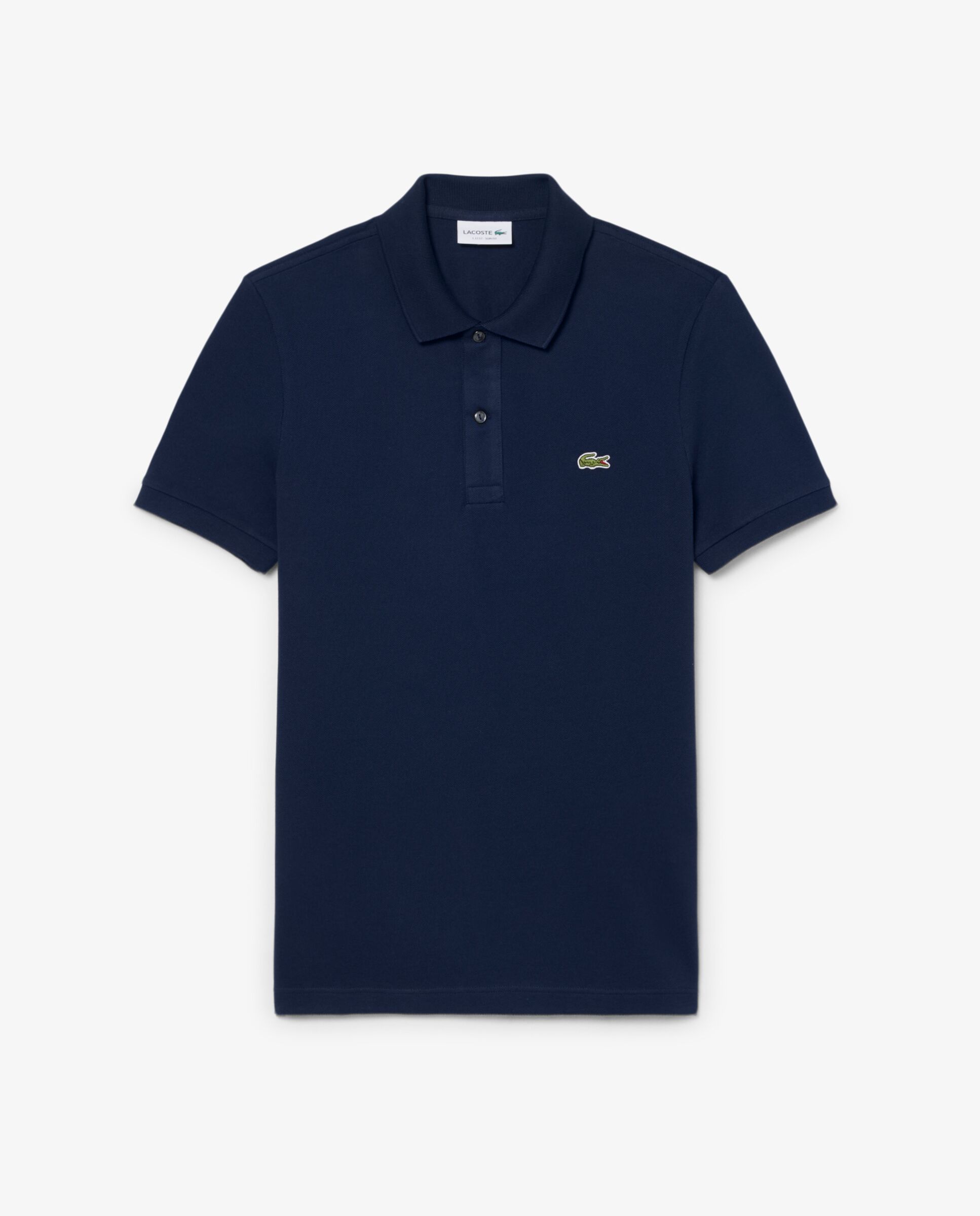Polo de hombre de piqué de corte ajustado de manga corta - Lacoste - Azul marino Azul marino-6