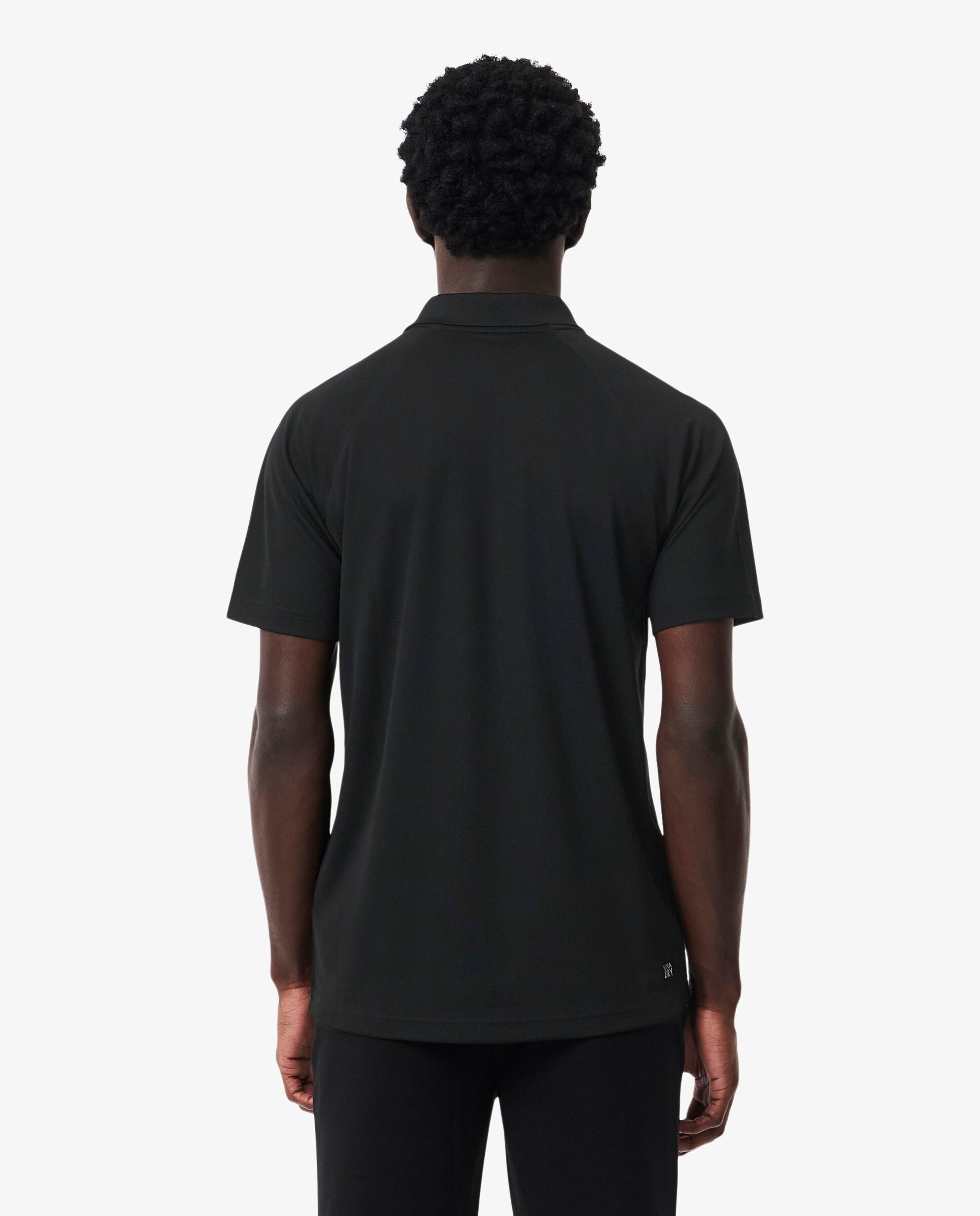 Polo de hombre de corte regular con protección UV de manga corta - Lacoste - Negro Negro-2