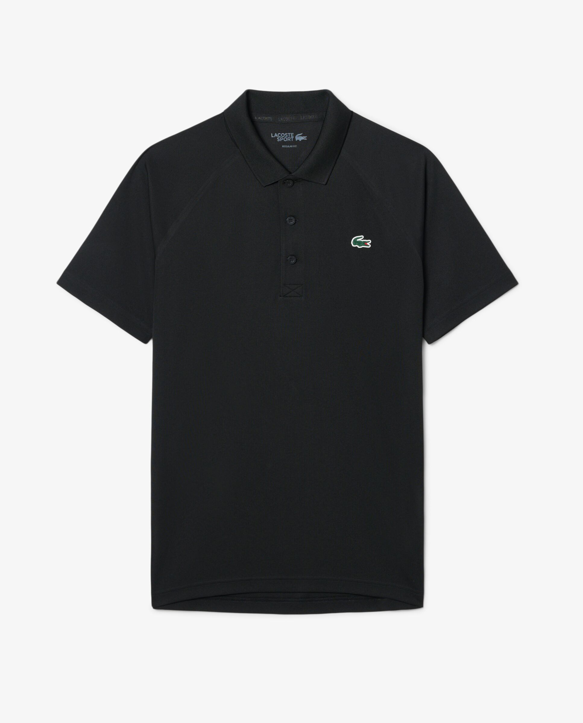 Polo de hombre de corte regular con protección UV de manga corta - Lacoste - Negro Negro-6