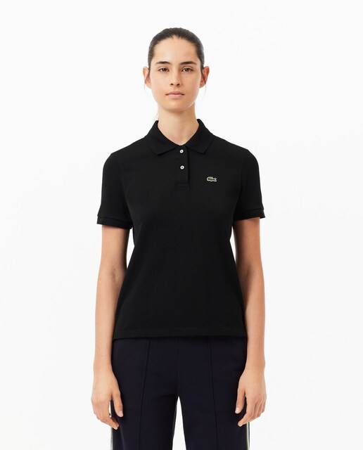 Imagen 0 de Polo de mujer de corte regular de petit piqué suave de manga corta